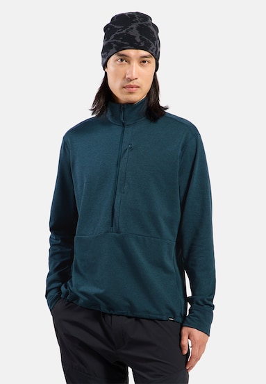 Haut demi-zip Grid Fleece