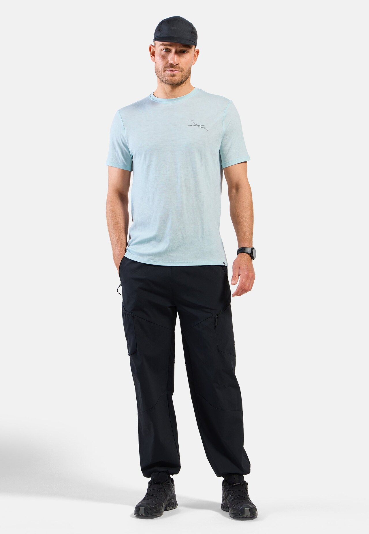 Merino 160 Postcards t-skjorte