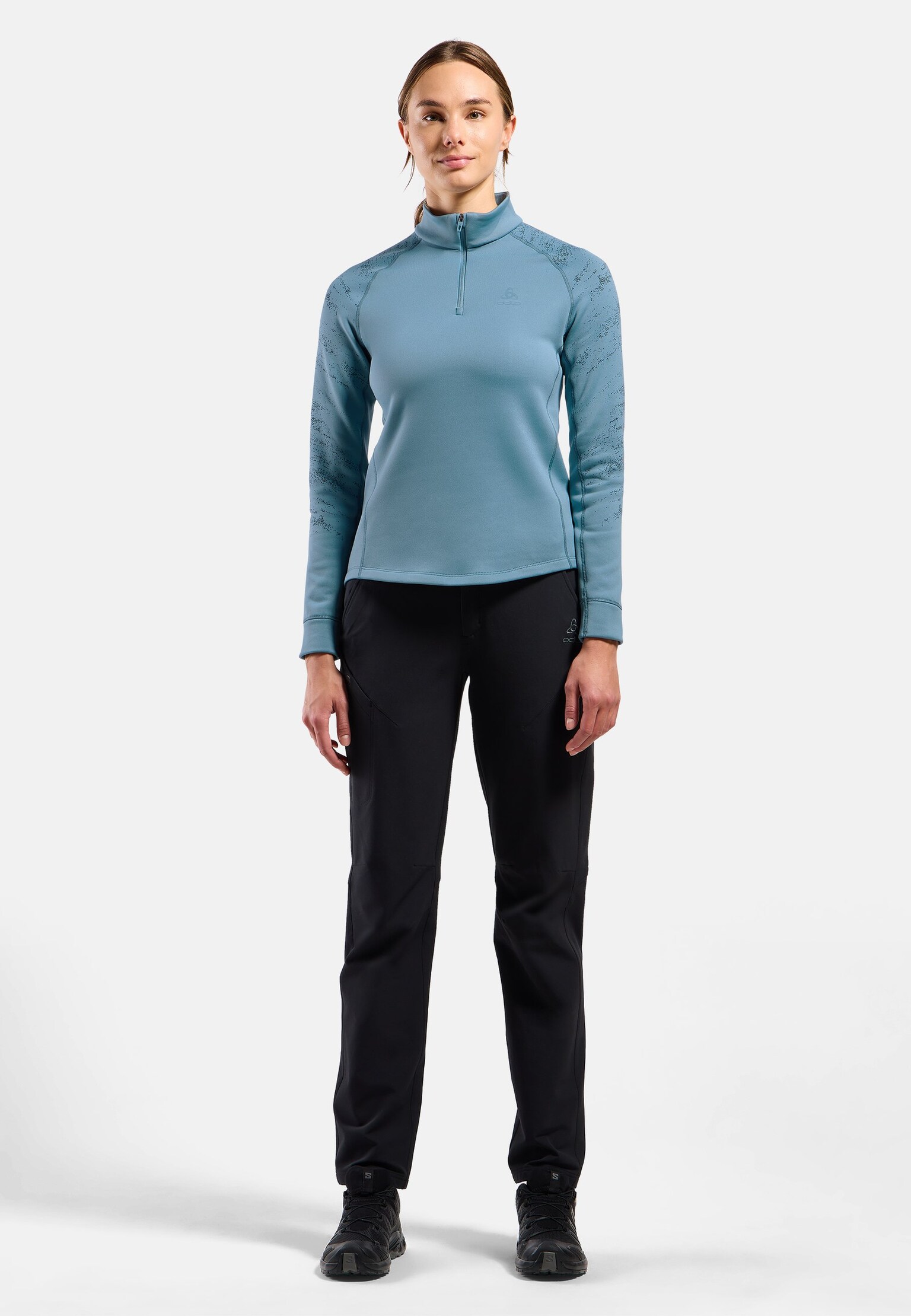 Berra Mid Layer mit Halbreissverschluss und Print