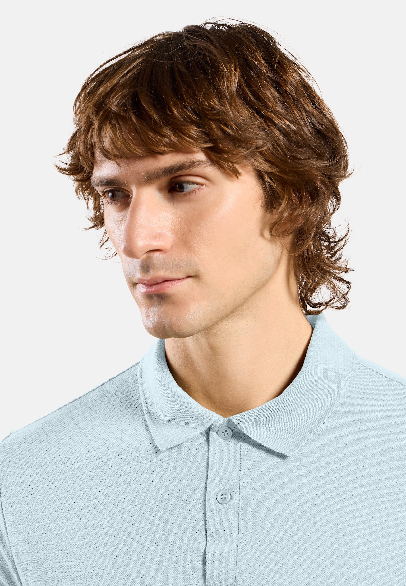 The Ascent natural polo shirt