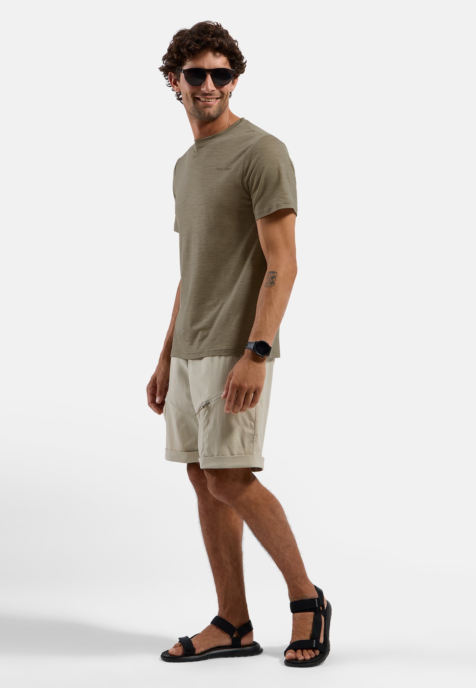 T-shirt Odlo x POW Collective Voices in misto lana merino