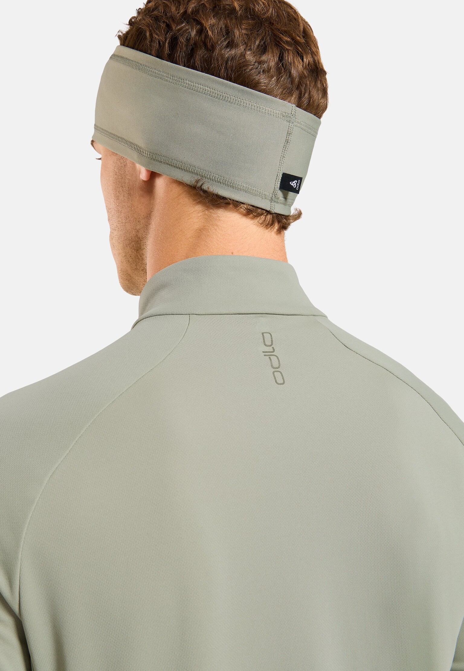 Mid layer running Essentials Ceramiwarm con mezza zip