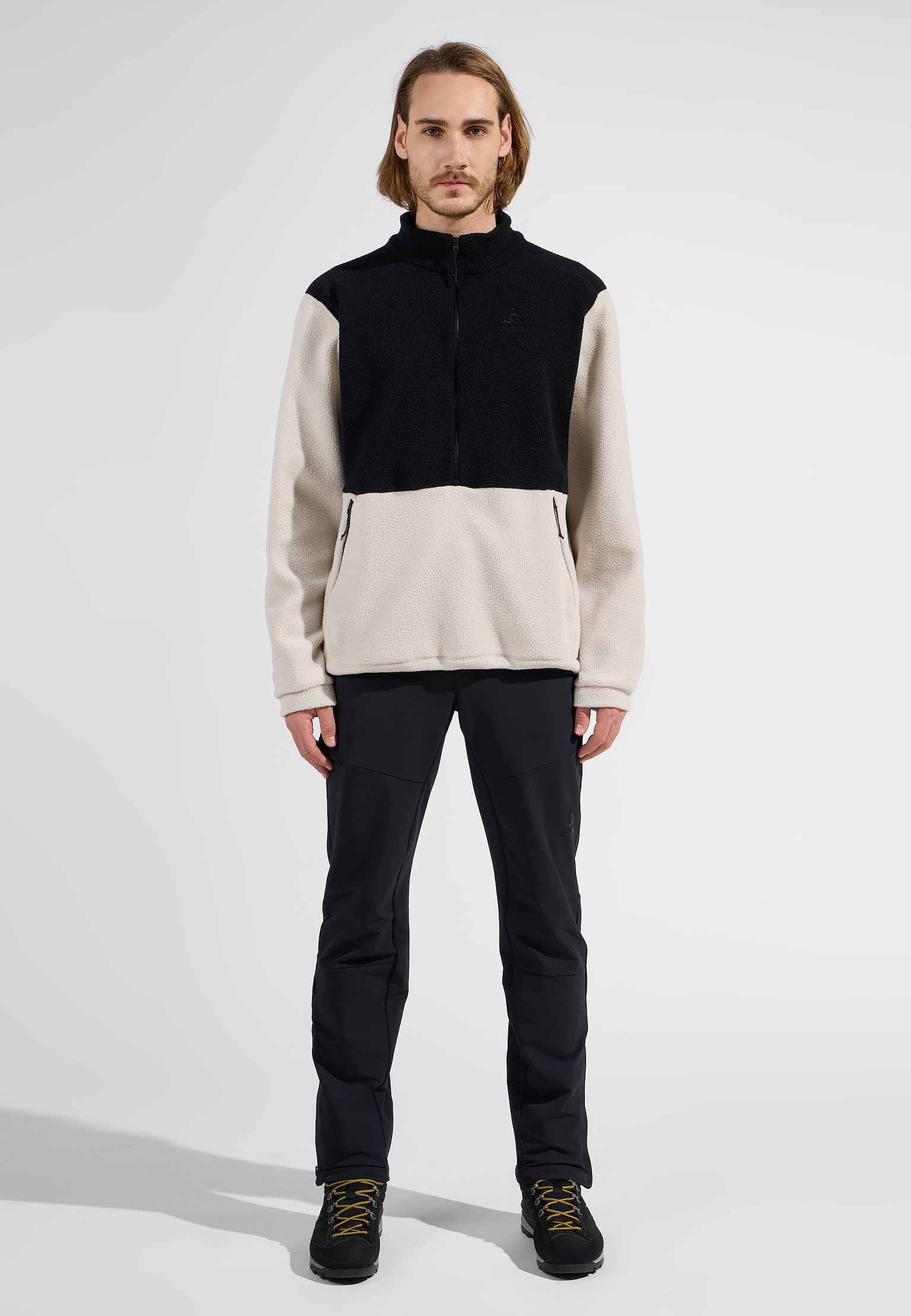 Essential High Pile Solid Mid Layer Half-Zip