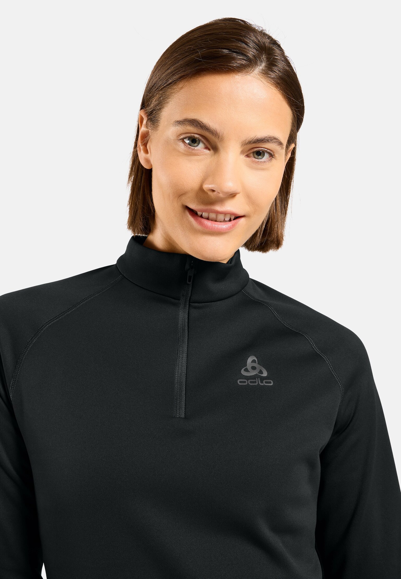 The Besso langermet half-zip mellomlag