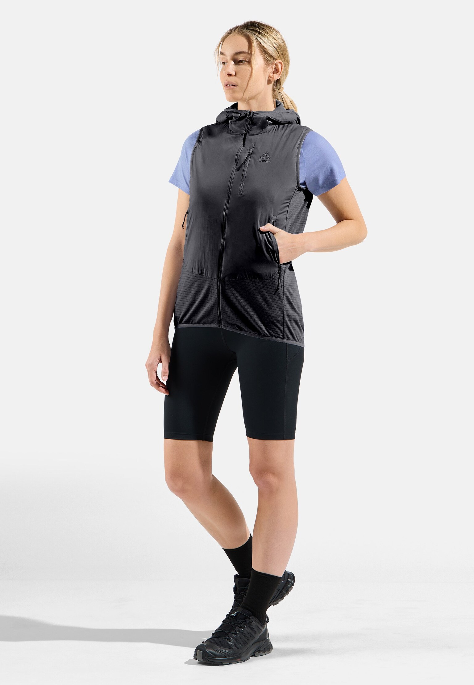 Gilet hybride avec isolation en laine Ascent