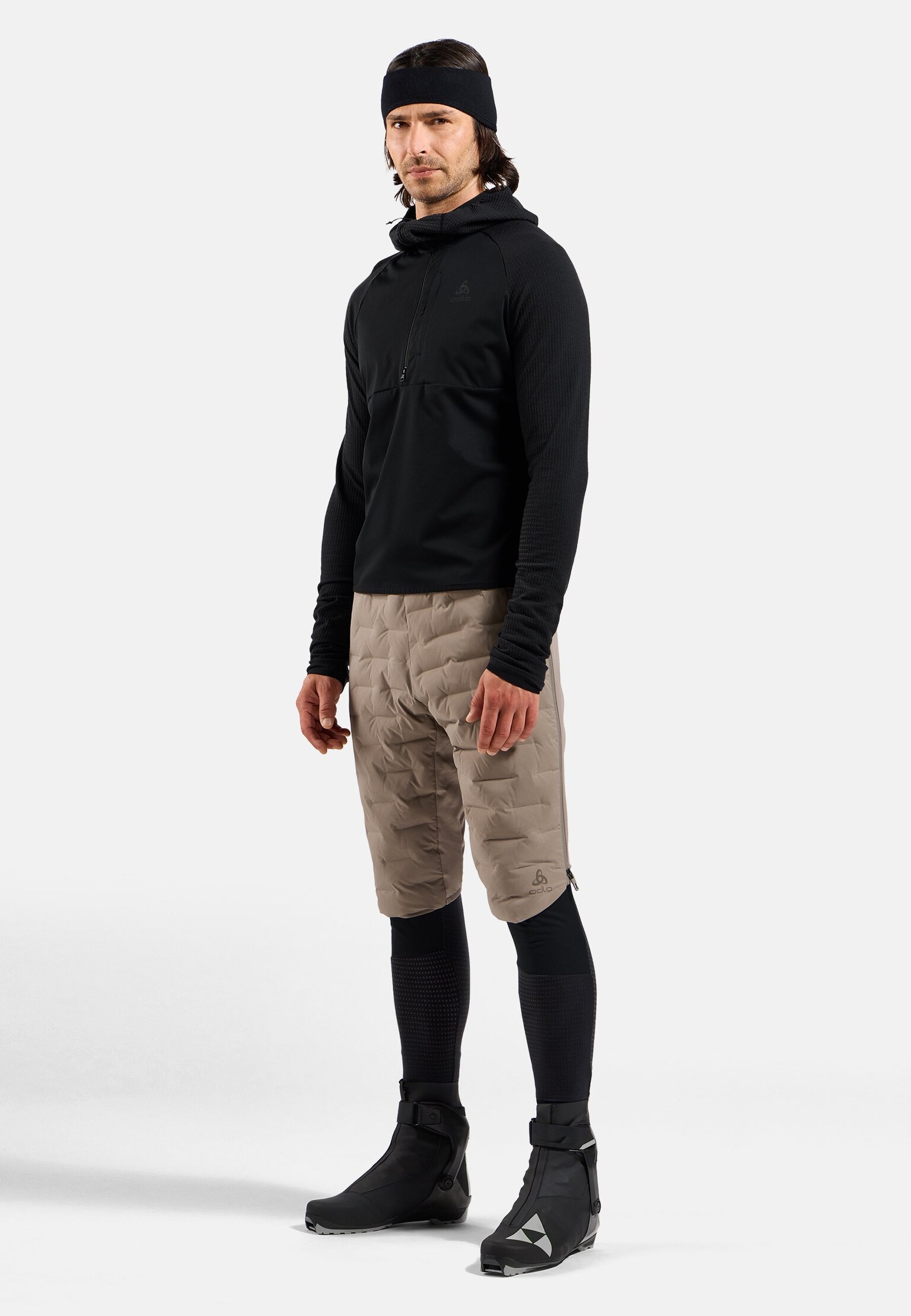 Mid layer con cappuccio antivento senza cuciture Zeroweight Pro Performance Wool