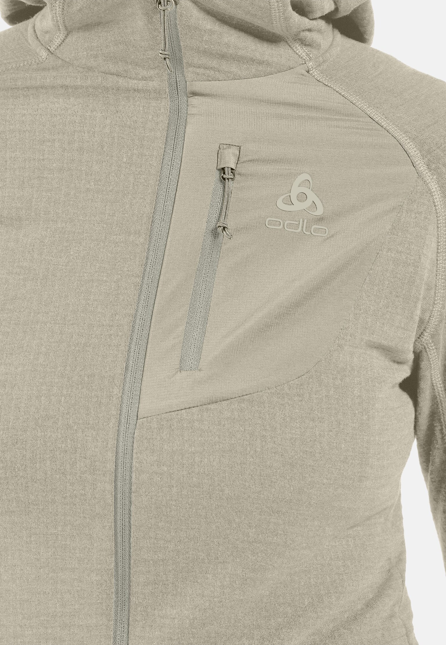 Ascent Mid Layer mit Kapuze und Reissverschluss