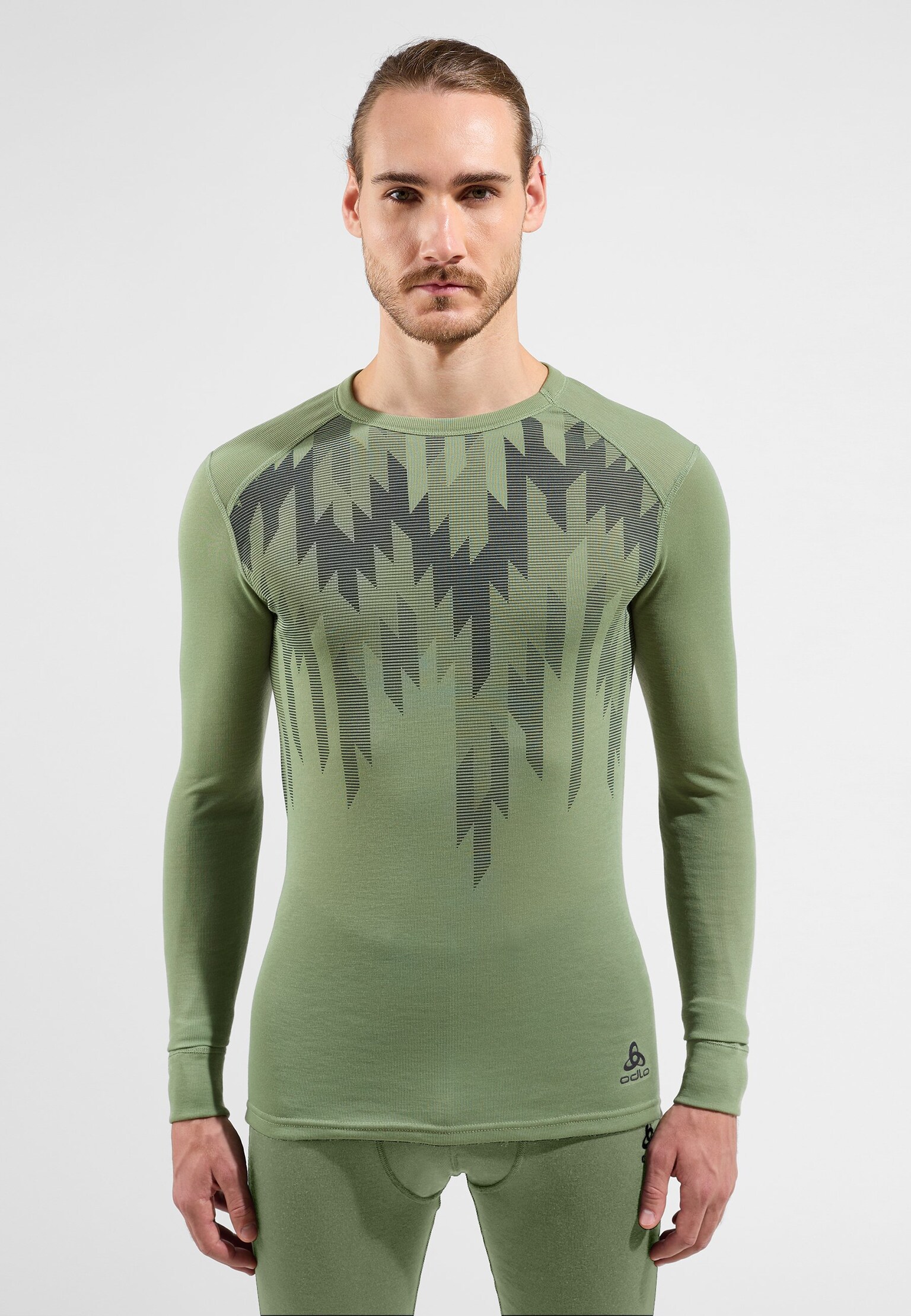 Base layer Active Warm a maniche lunghe con grafica