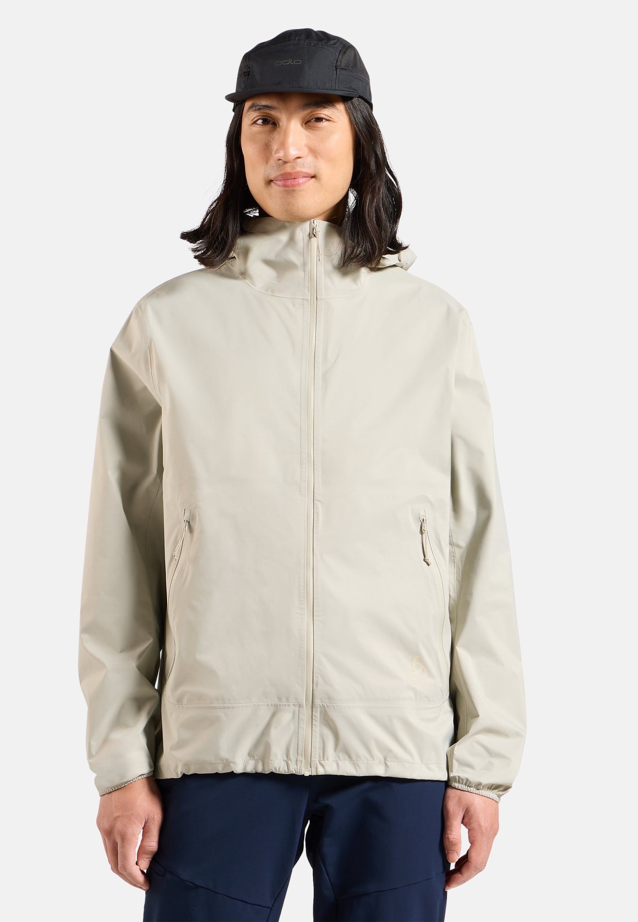 Odlo Wasserdichte Essentials 2.5L Hardshell-Jacke für Herren, M, beige