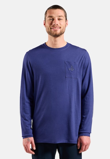 Merino 200 Pocket Shirt met Lange Mouwen