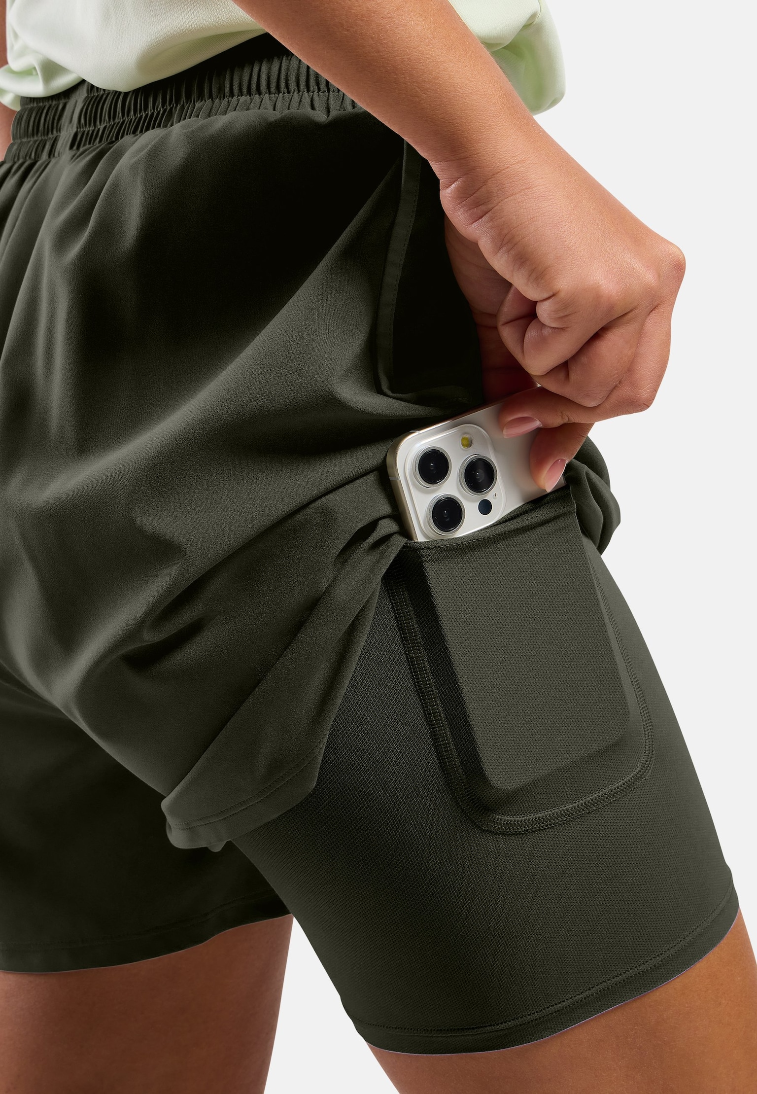 Short de running 2 en 1 Essential 4 Inch