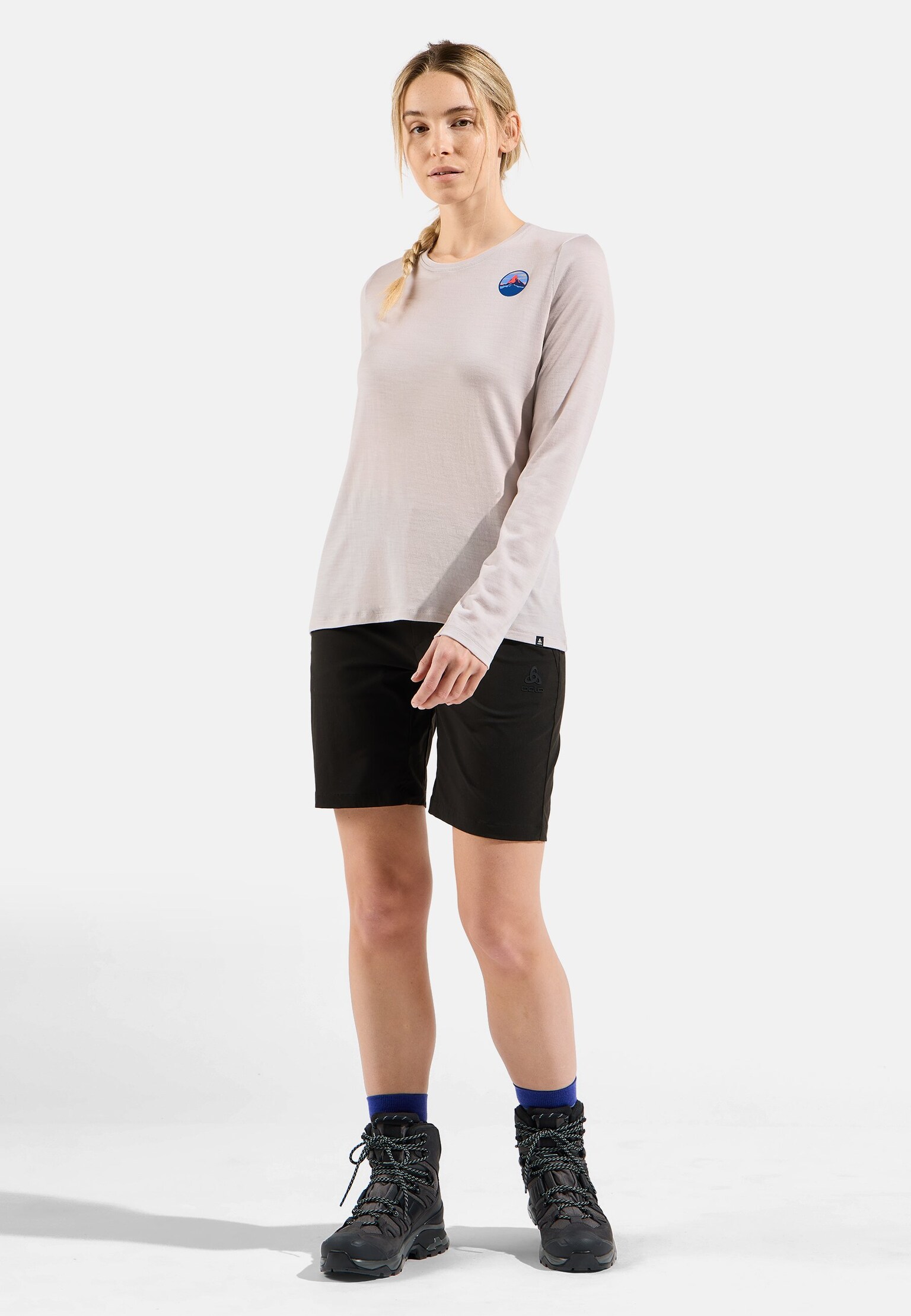 Ascent Merino 160 Langarmshirt mit Matterhorn-Motiv