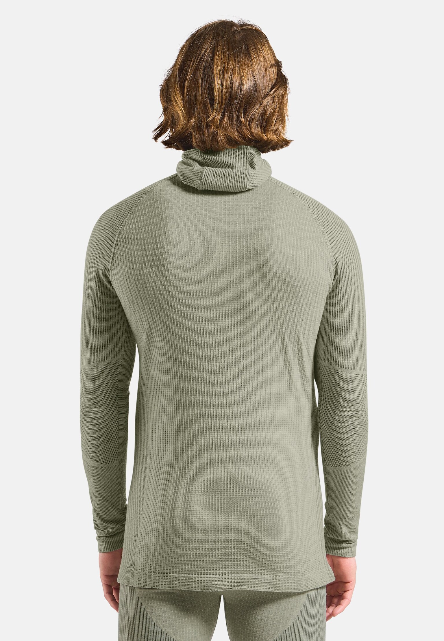 Haut technique avec cagoule Seamless Performance Wool