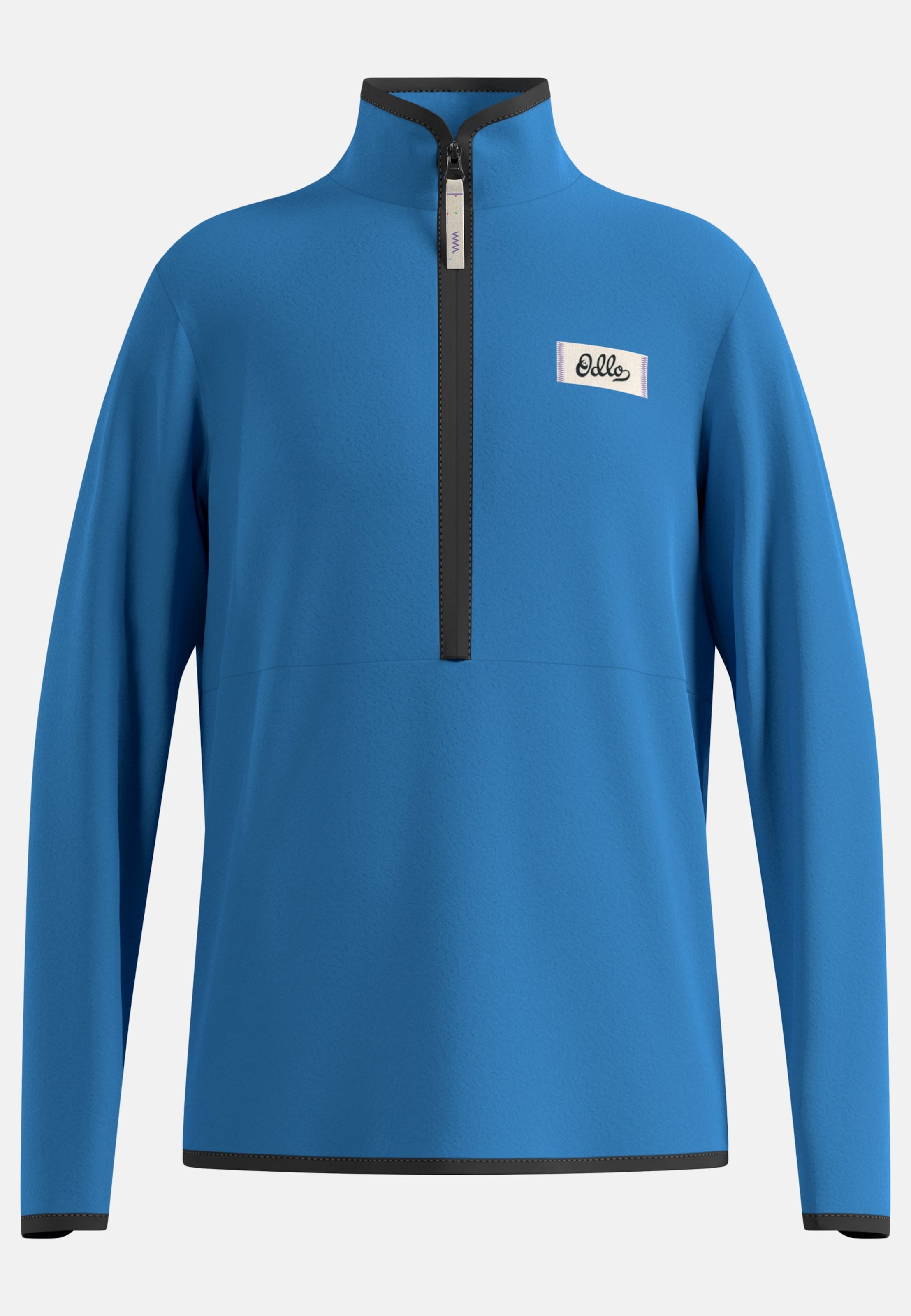 Odlo Classic Fleece Mid Layer Half-Zip für Kinder - Abenteuer & Komfort, Wandern - blau, 140