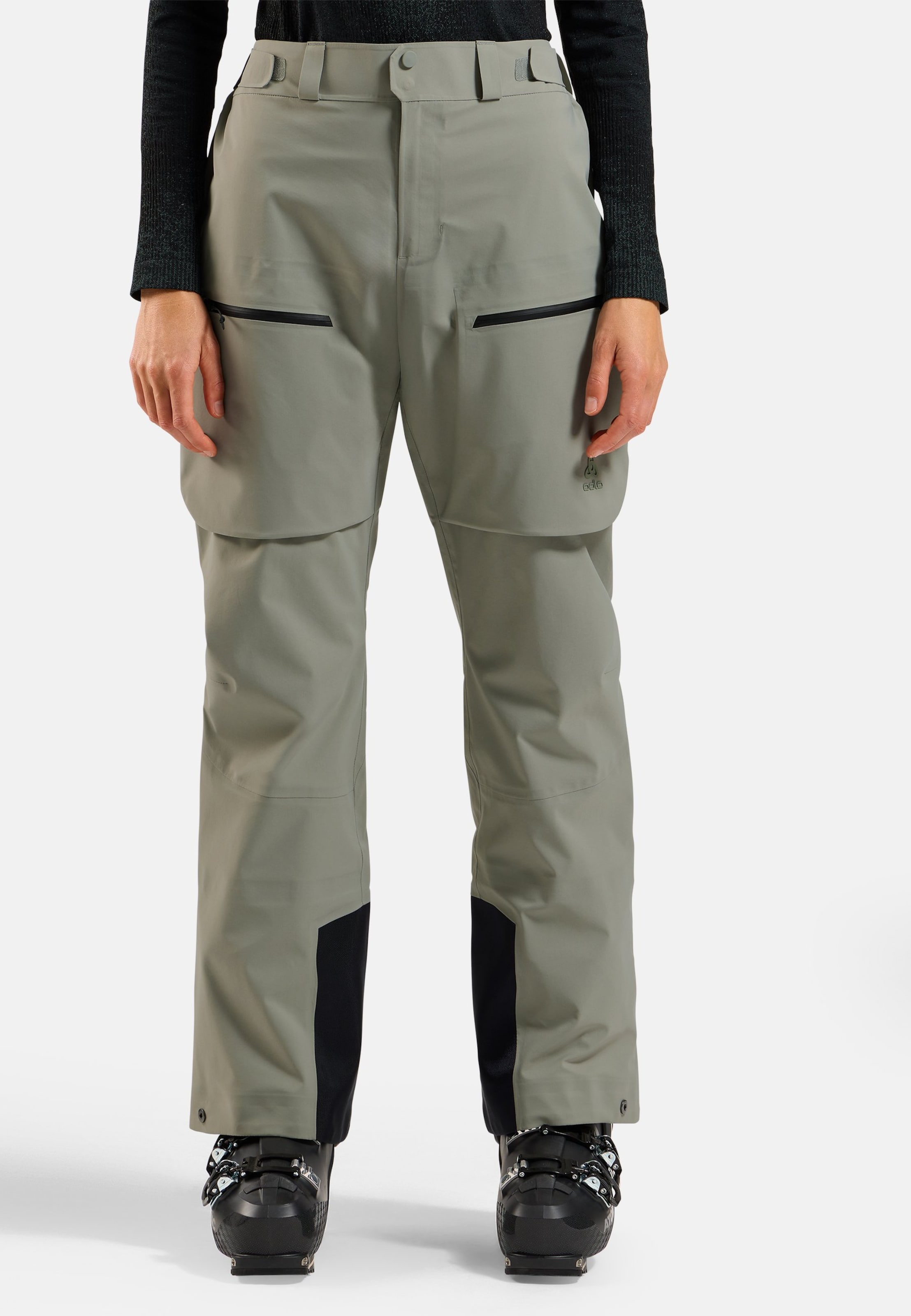 Odlo X-Alp 3L Hardshell-Skihose für Damen, 40, grün