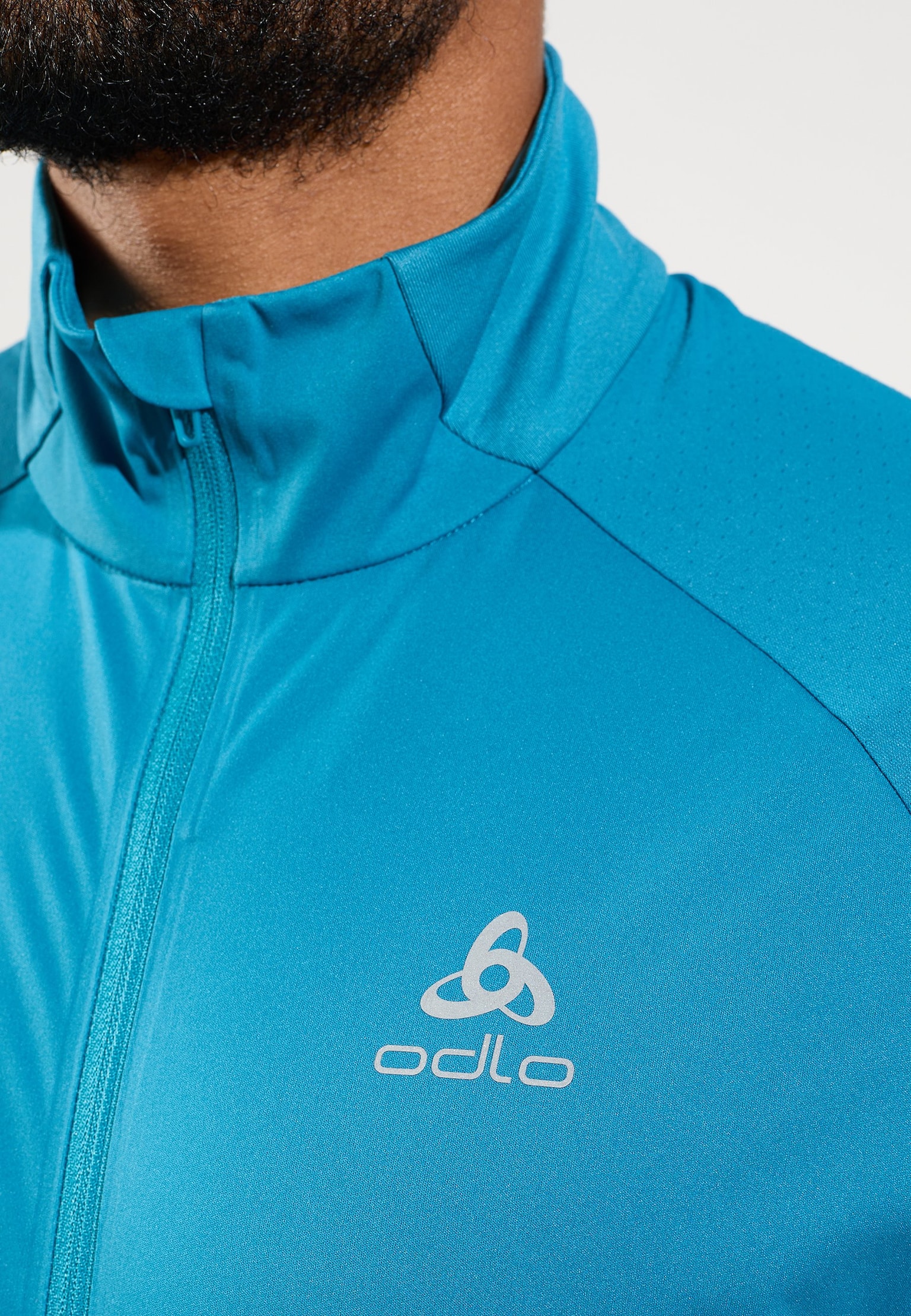 Zeroweight Warm hybrid løpejakke for menn