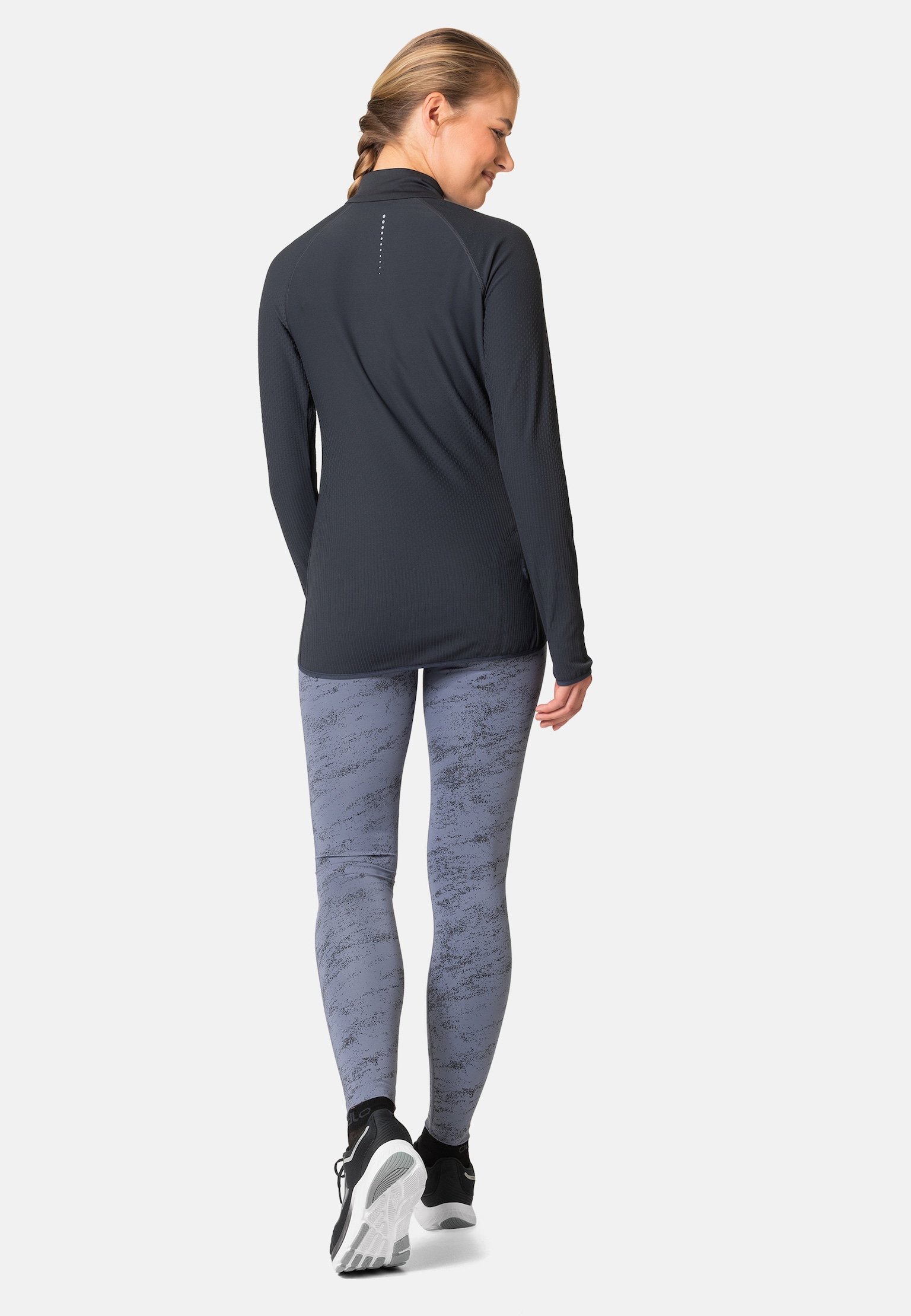 The Zeroweight mid layer running half-zip