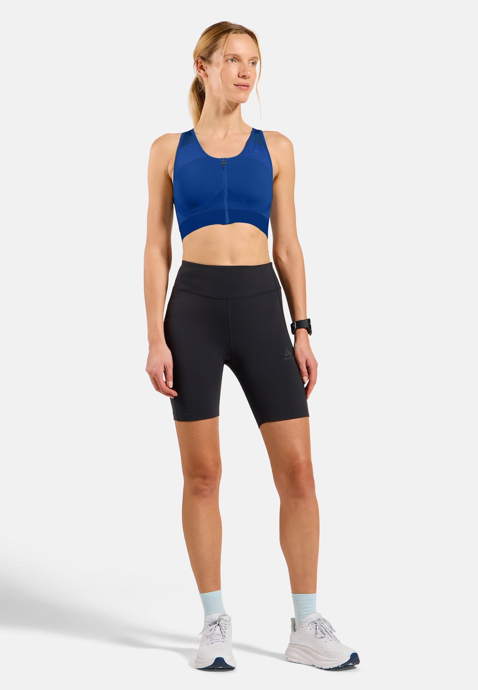 Reggiseno sportivo Seamless con zip a sostegno elevato