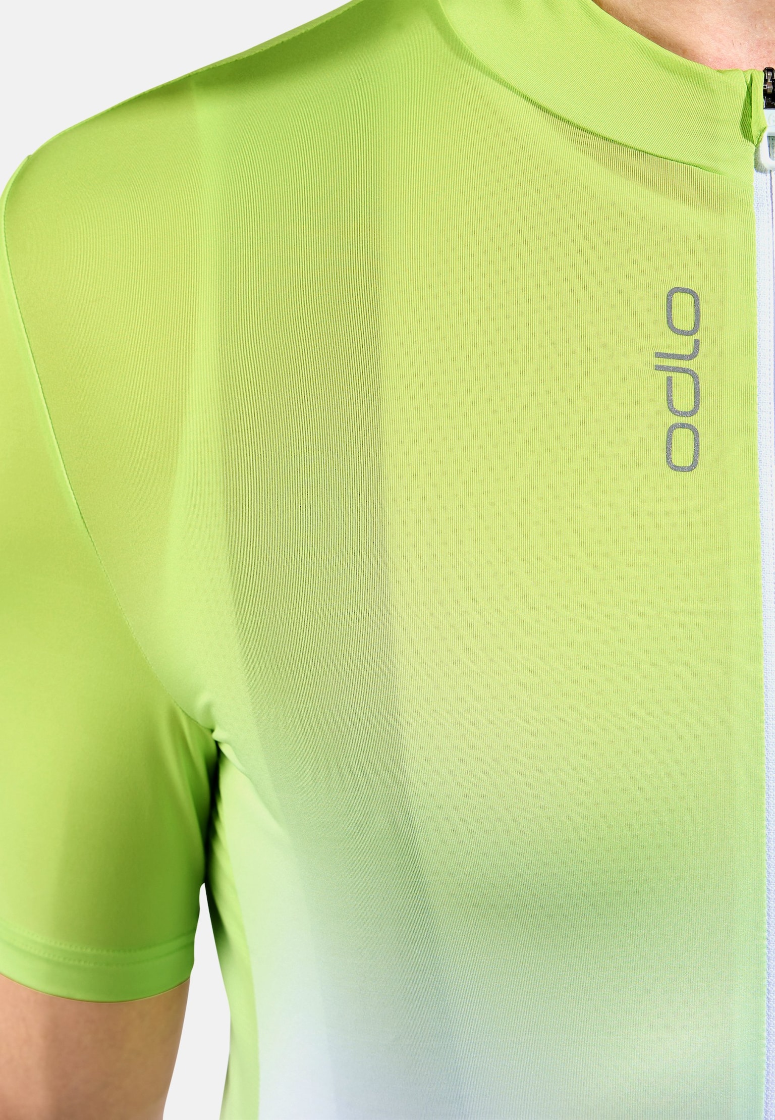Zeroweight Chill-Tec Print Cycling T-Shirt Full-Zip