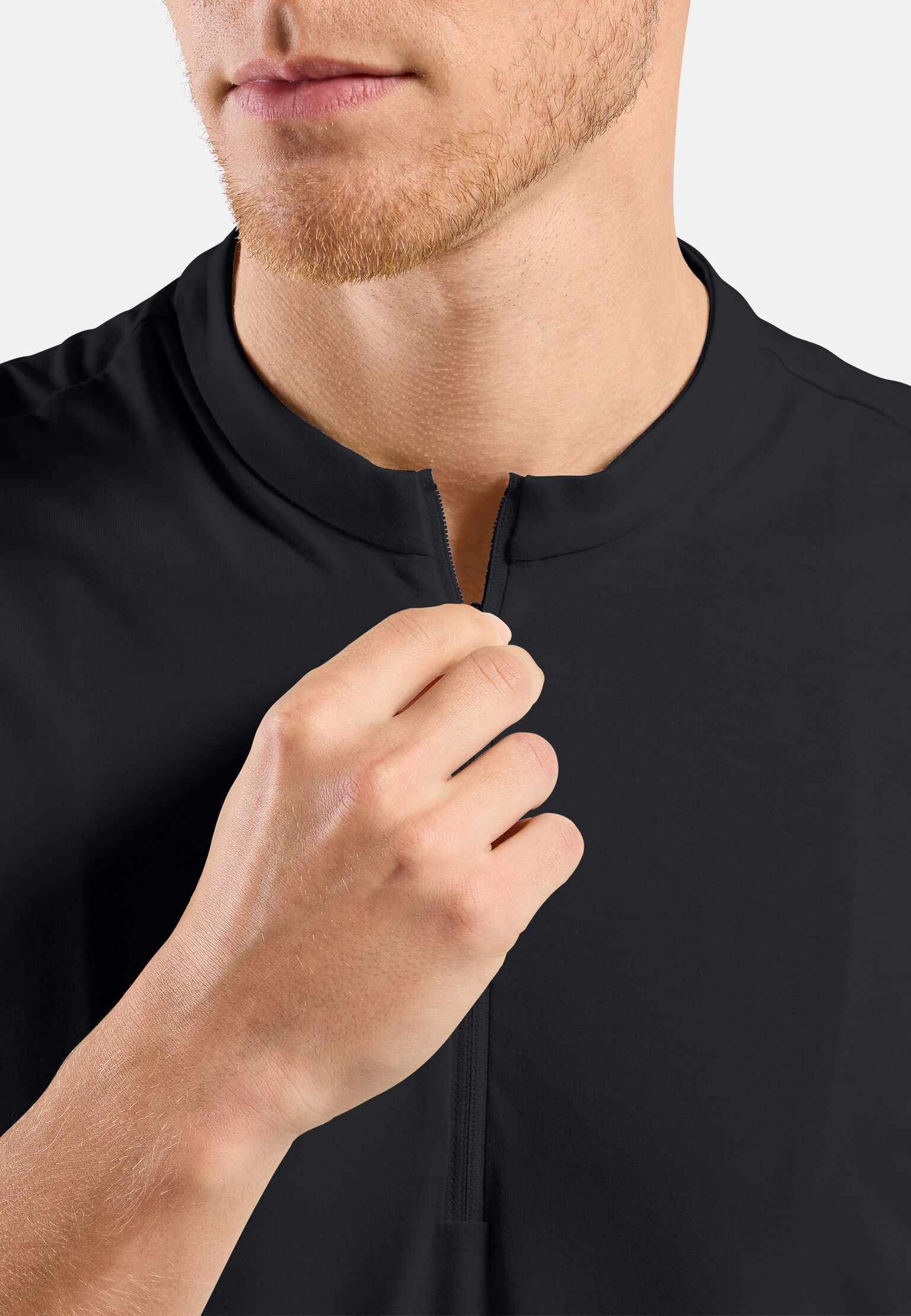 Essentials Radtrikot mit Halbreissverschluss