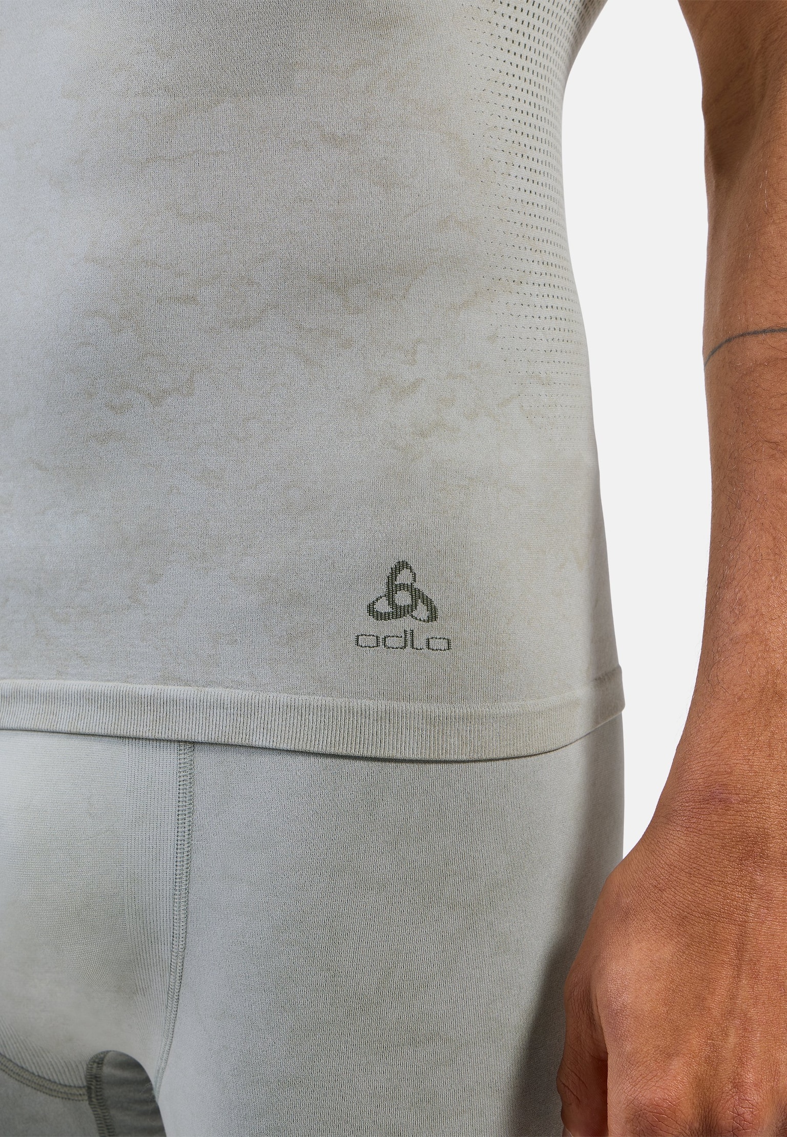The Performance Light rain-dye short-sleeve base layer top