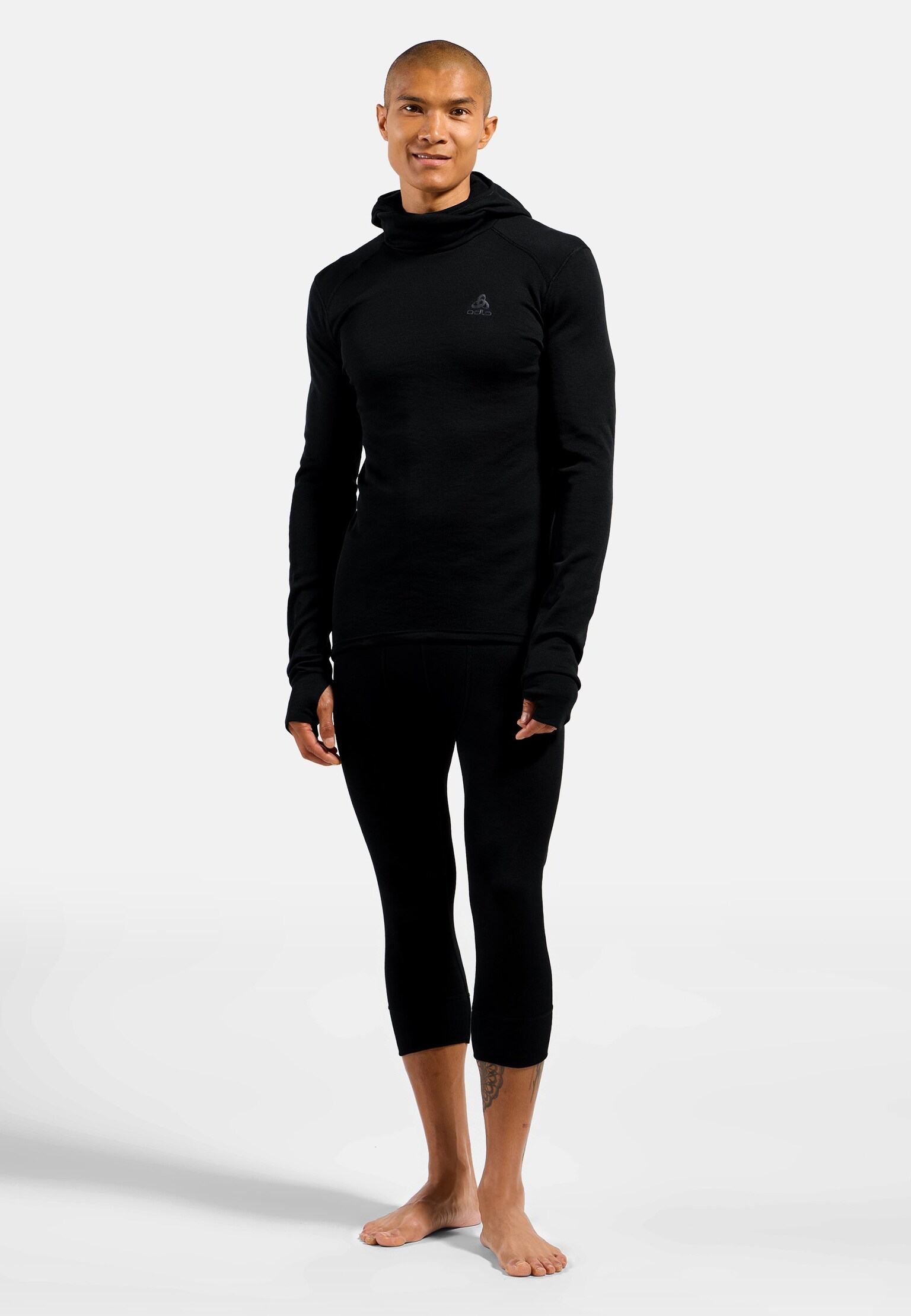 Active Warm-basislaagtop met gezichtsmasker