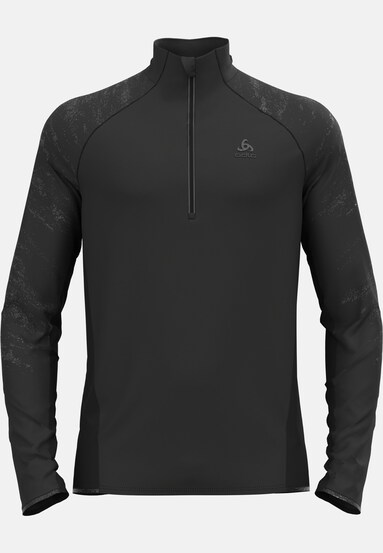 Felpa mid layer Zeroweight Ceramiwarm con stampa riflettente