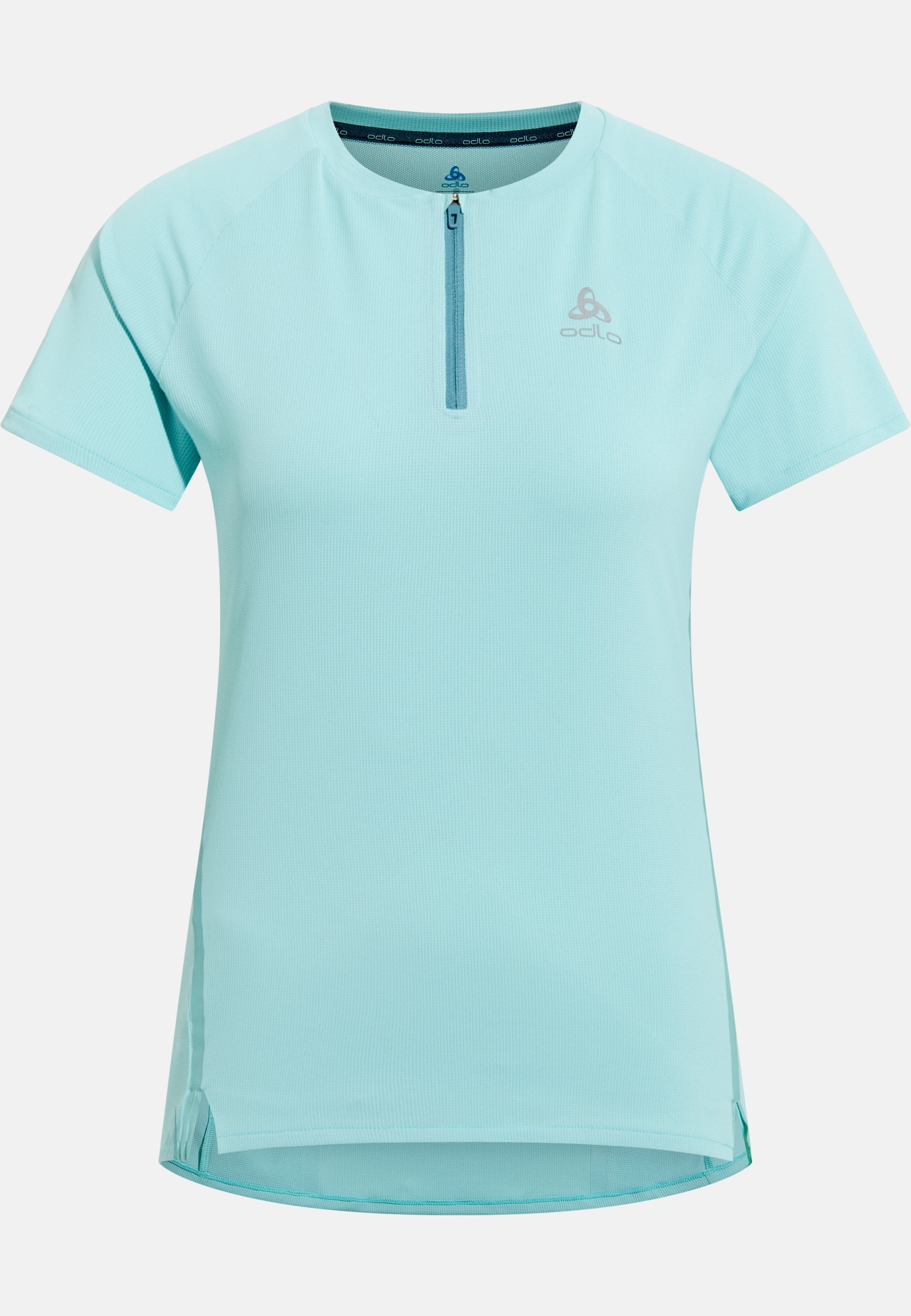 【HYDROGEN】 ★ M's Delta Trail Running S/S T-Shirt ★ The X-Alp half-zip running t-shirt in Aqua Haze | High
