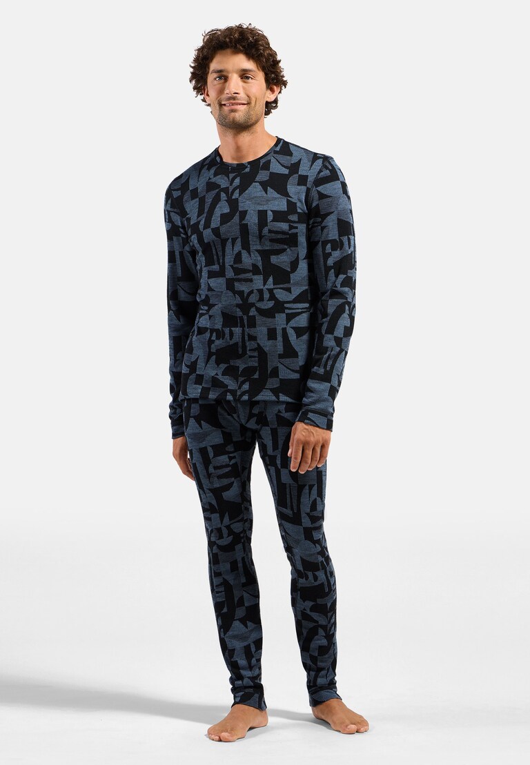The Natural Merino Warm Jacquard Base Layer Top