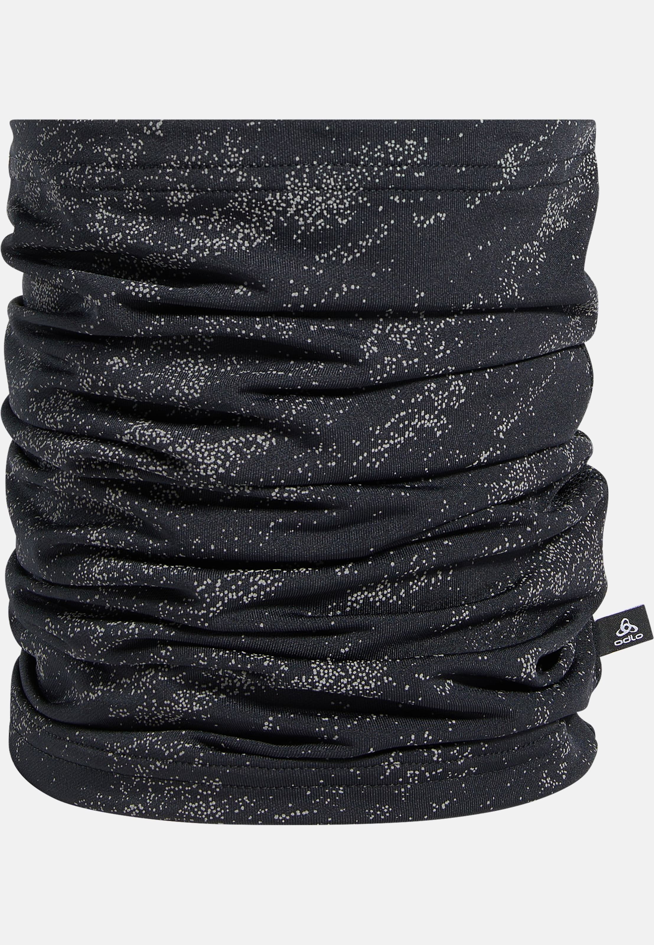 Odlo Polyknit Warm Schlauchschal mit reflektierenden Details, OneSize, schwarz