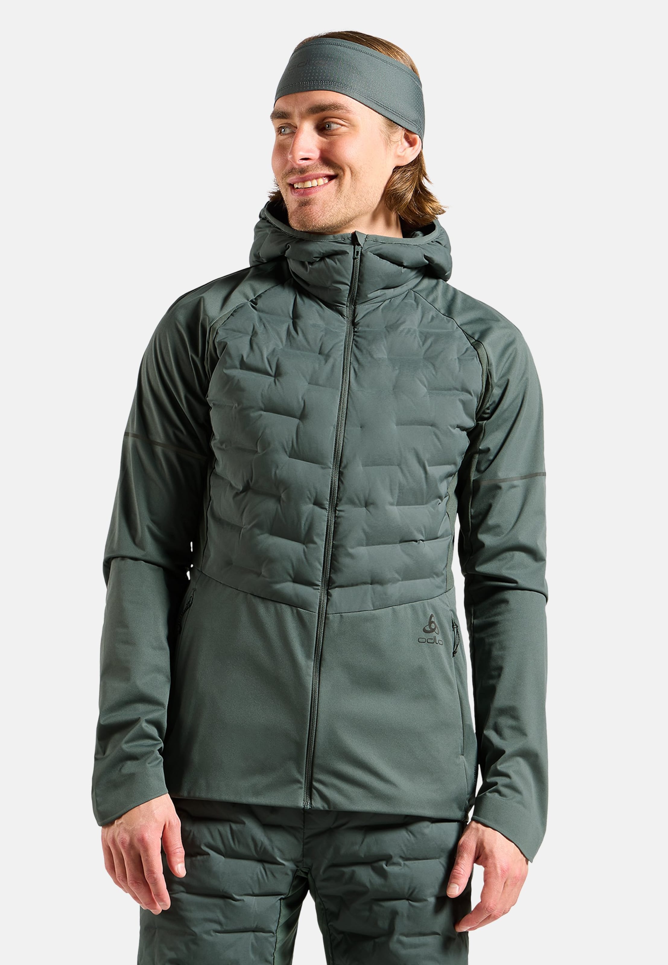 Odlo Zeroweight Insulator Laufjacke für Herren - Skilanglauf, Running - grün, S
