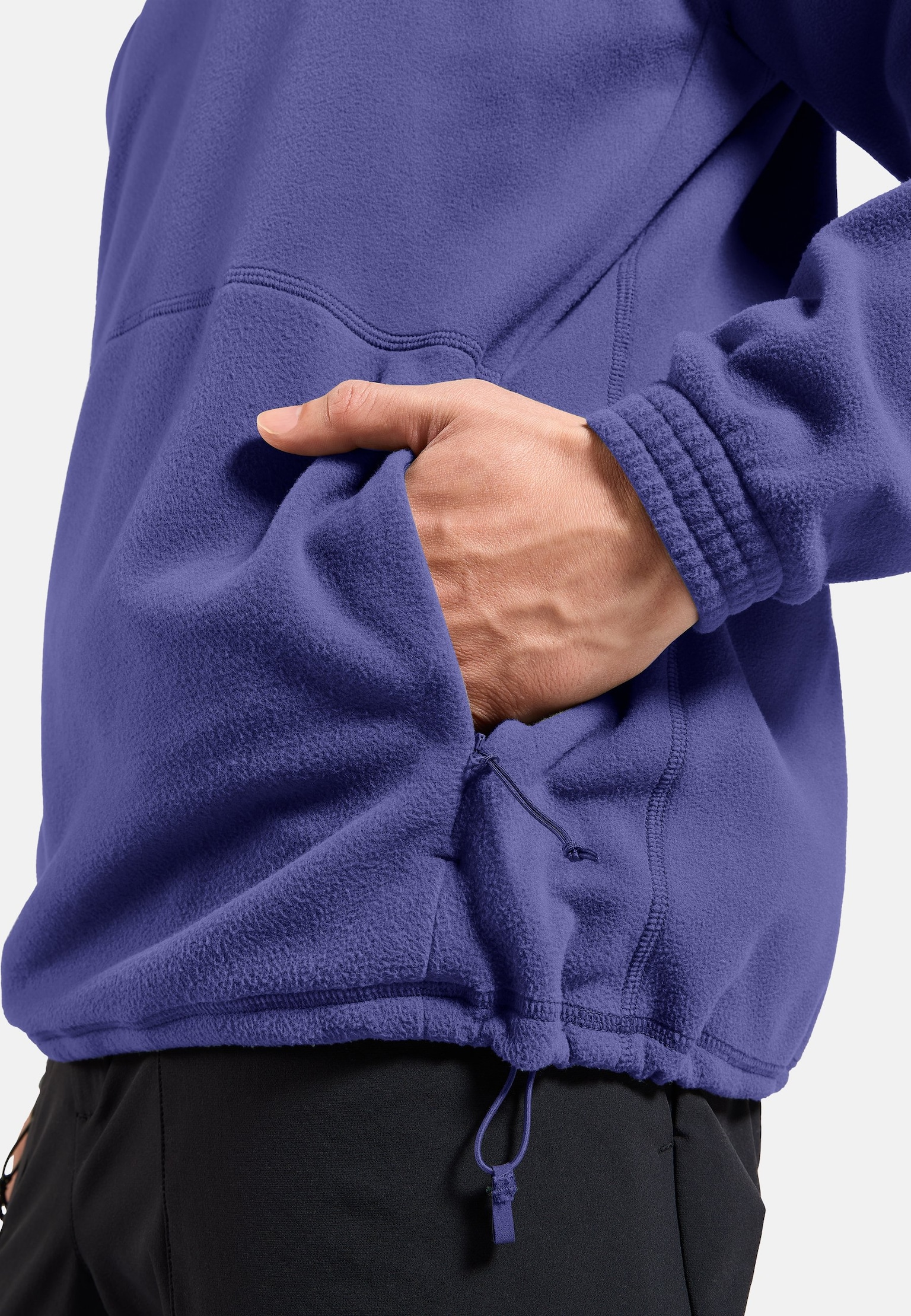 Mid layer multisport Essentials girocollo in pile classico