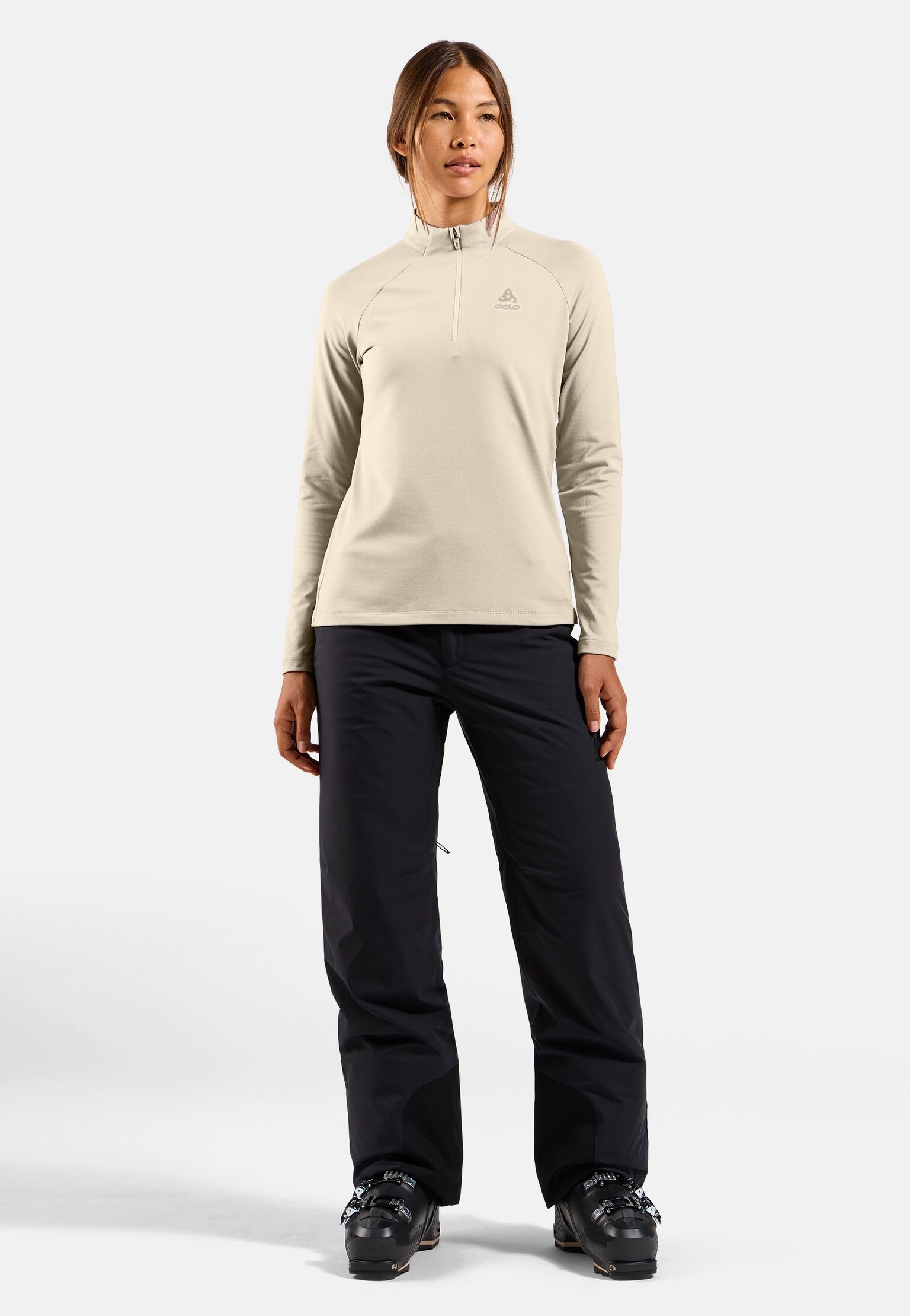 The Essentials Light half-zip mid layer