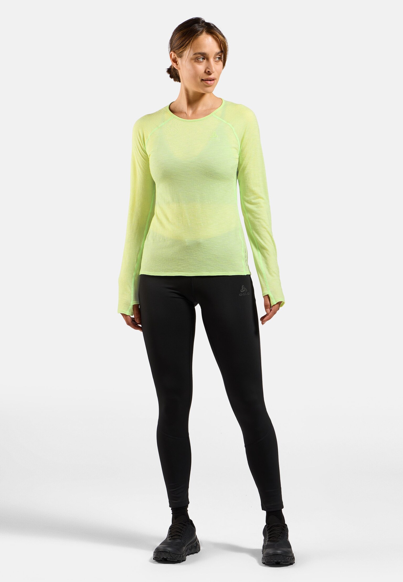 T-shirt da trail running a maniche lunghe X-Alp Performance Wool 115