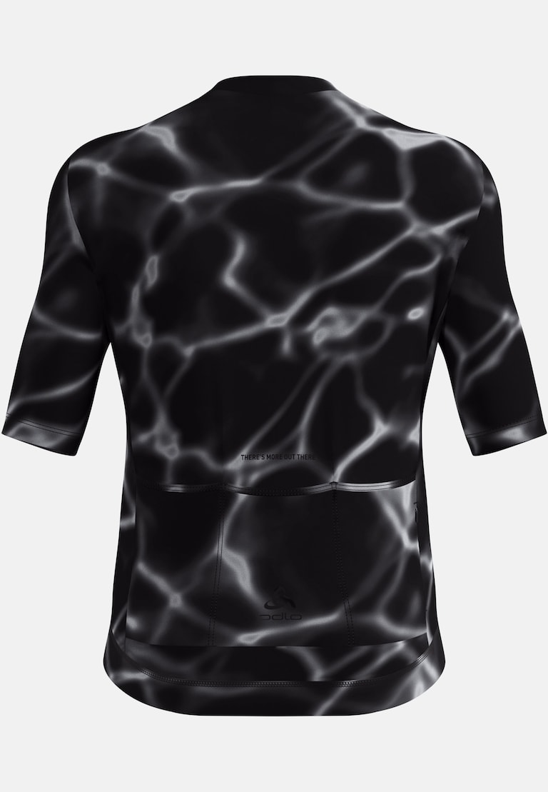 The Zeroweight Pro Chill-Tec full-zip print cycling jersey
