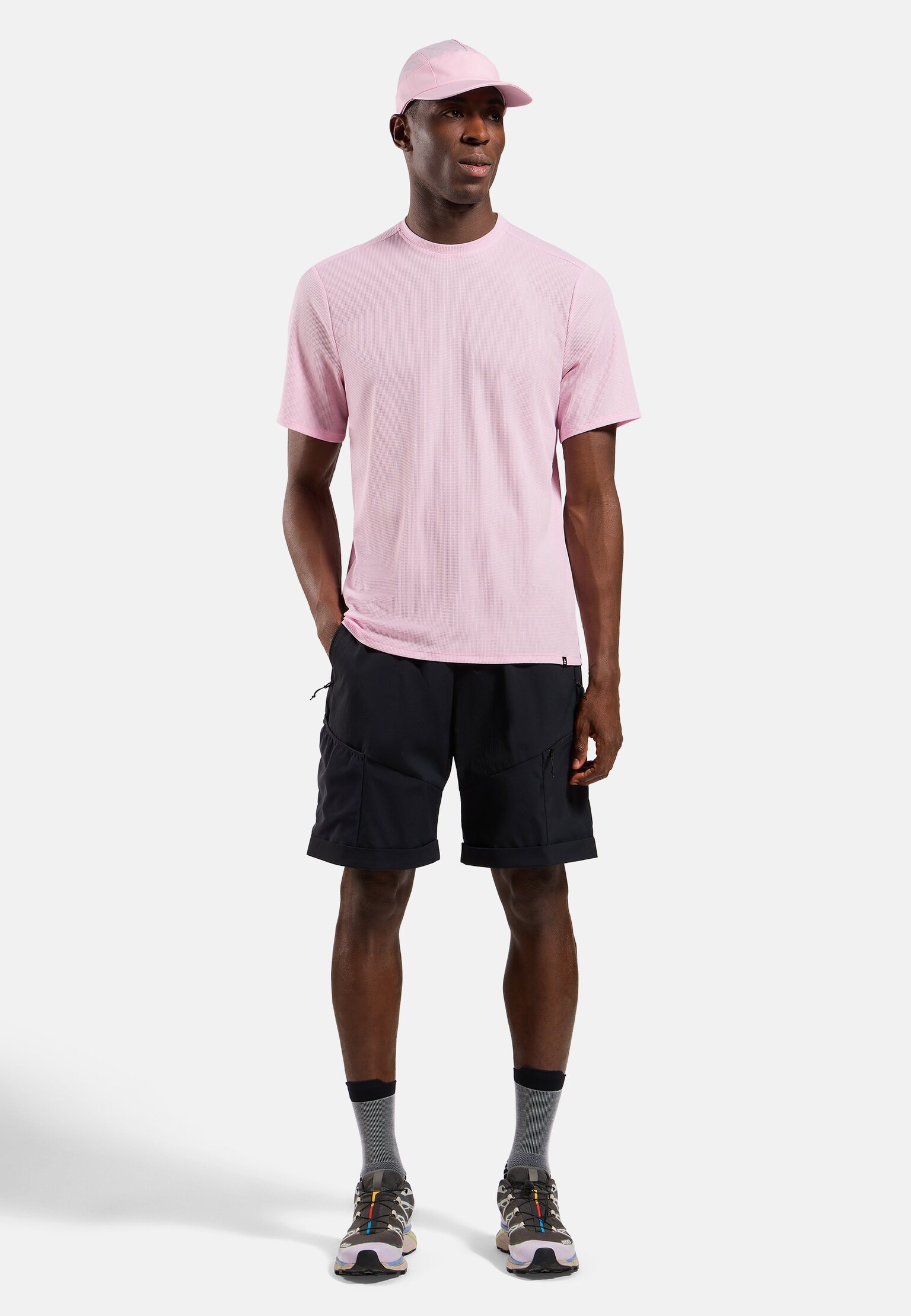 T-shirt à manches courtes et col rond Cubic Light