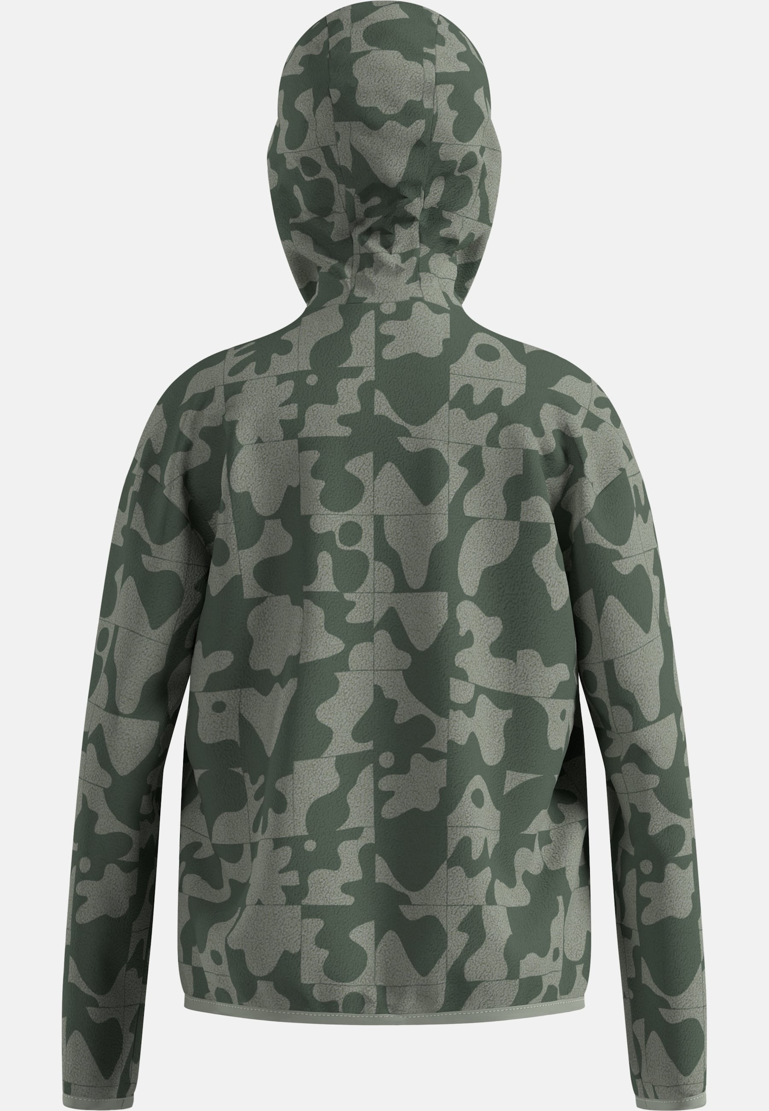 High Pile Print Kids Full-Zip Hoody