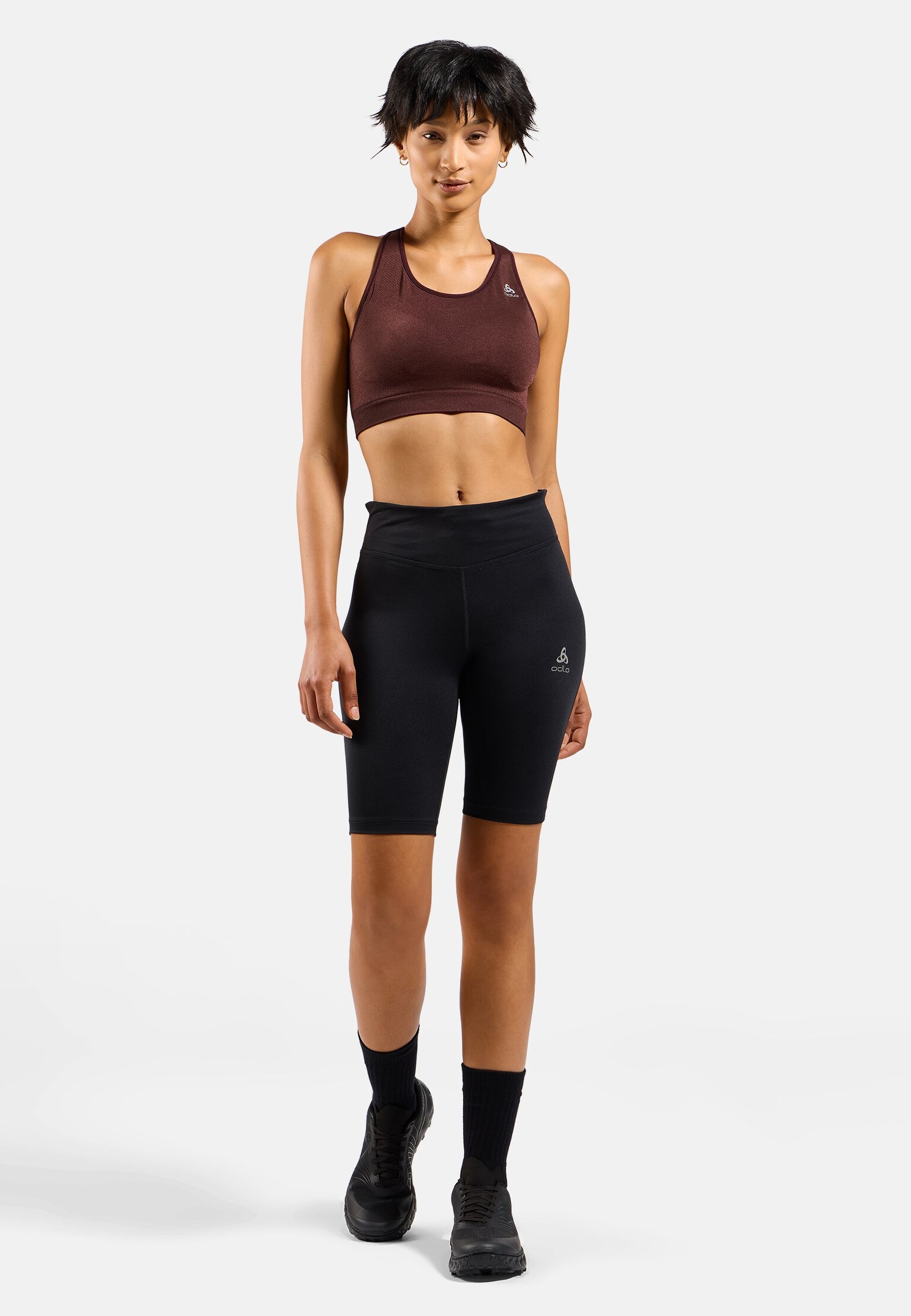 The Ceramicool Seamless Medium Sports Bra