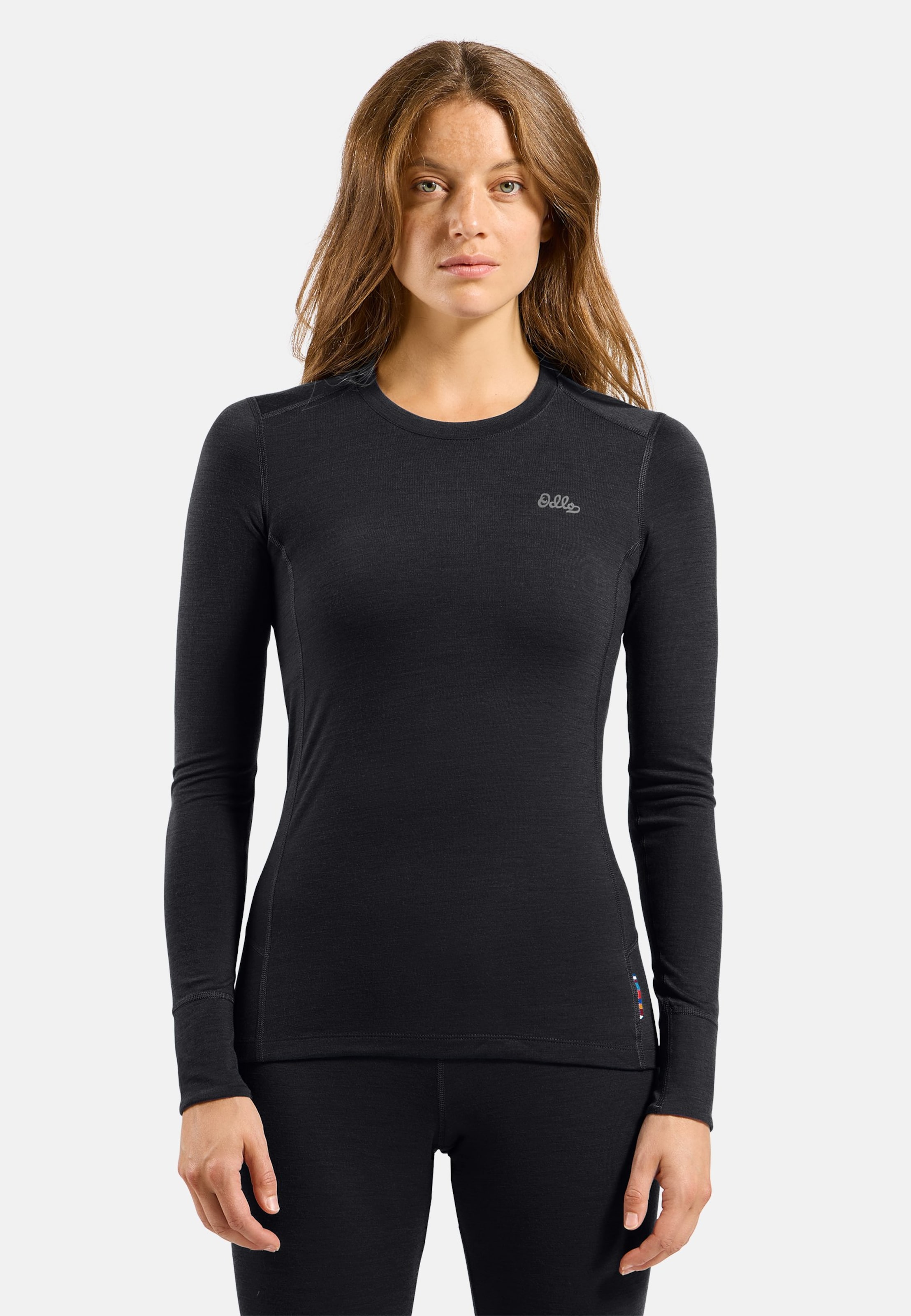 Odlo Natural Merino 200 Base layer Set für Damen, XS, schwarz
