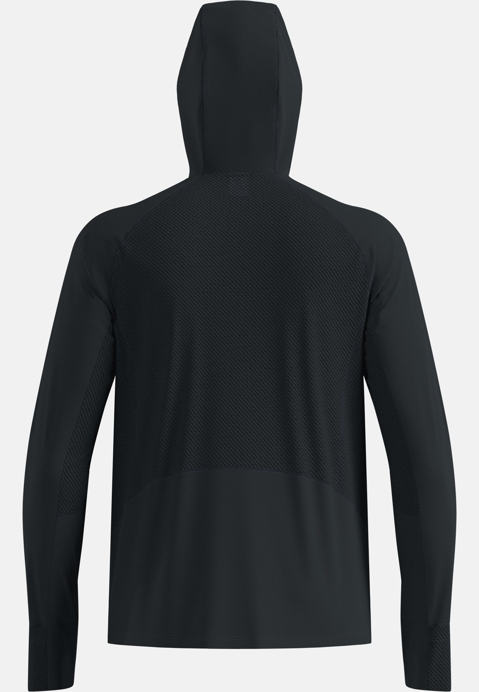 Mid layer da trail running X-Alp a mezza zip con cappuccio