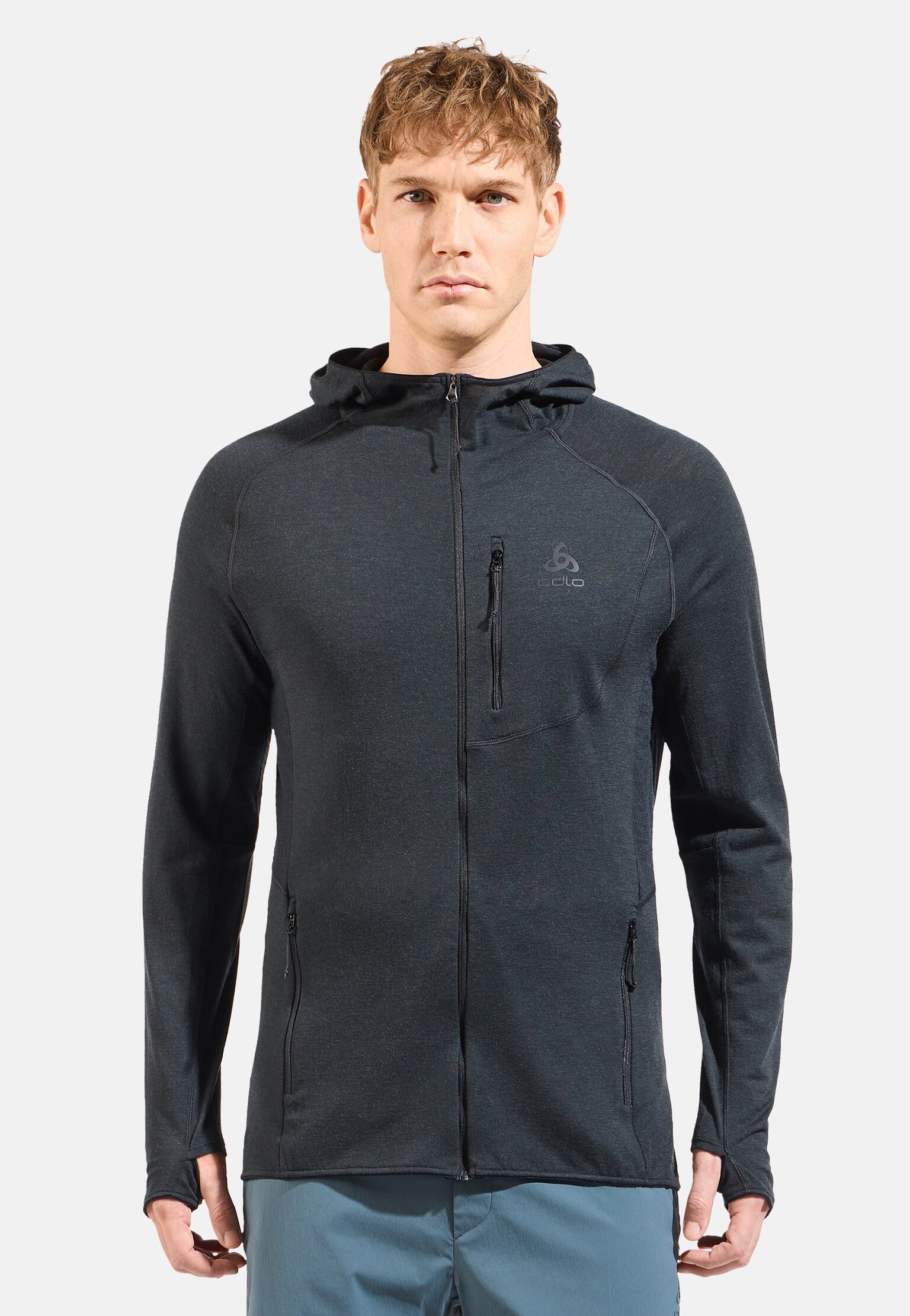 Felpa Con Cappuccio Ascent Micro 125 Full-Zip