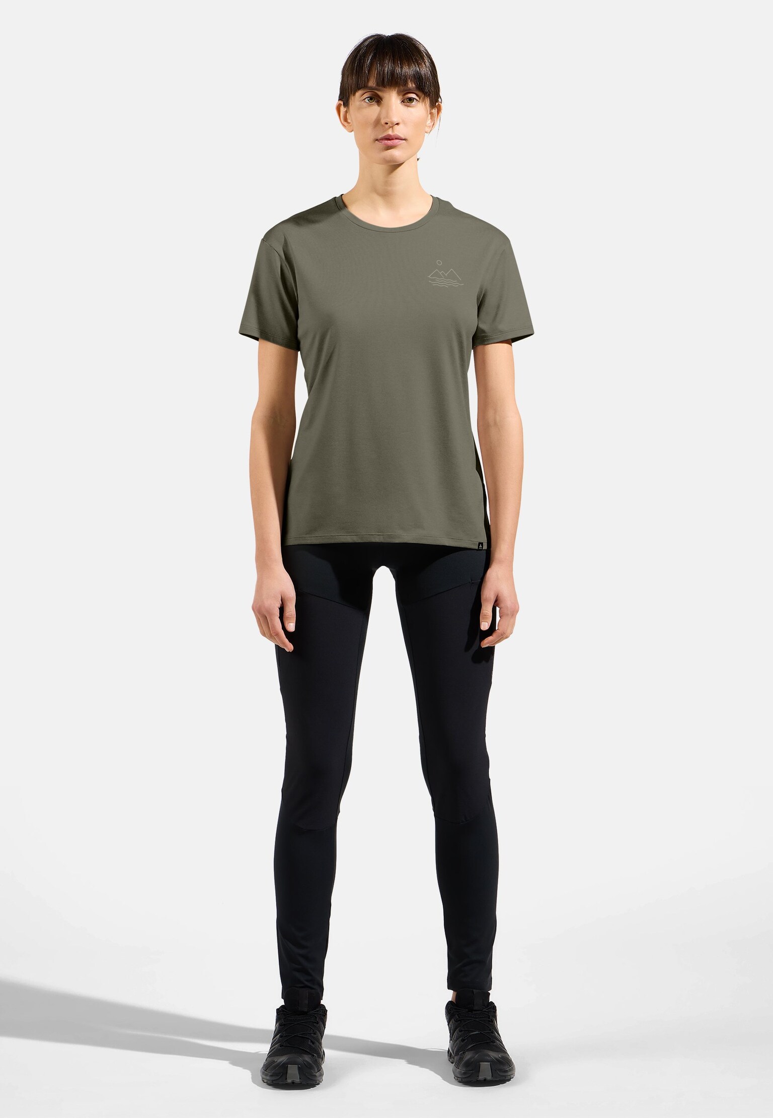 Ascent sun sea mountains t-shirt