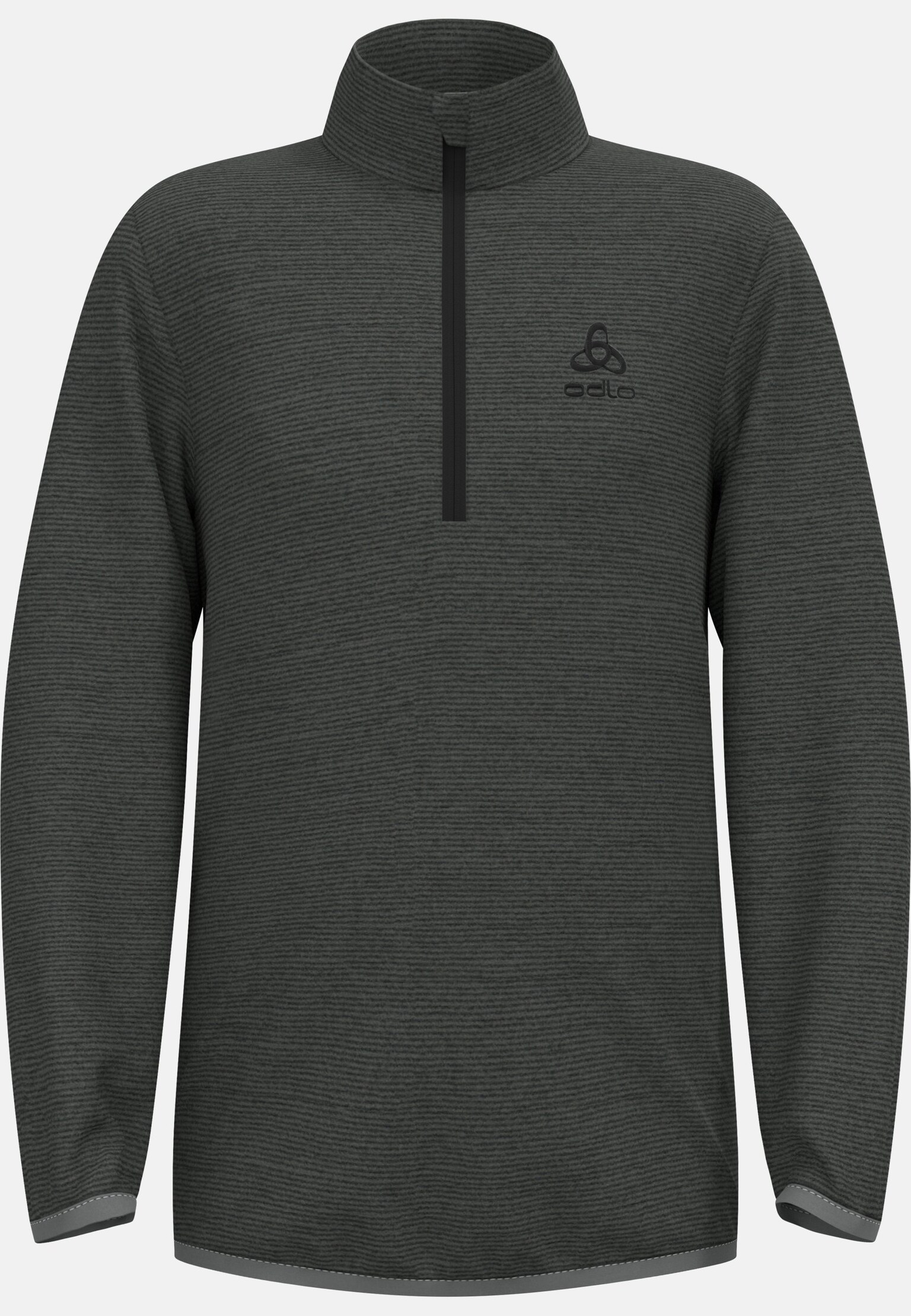 The Roy kids' stripe half-zip mid layer