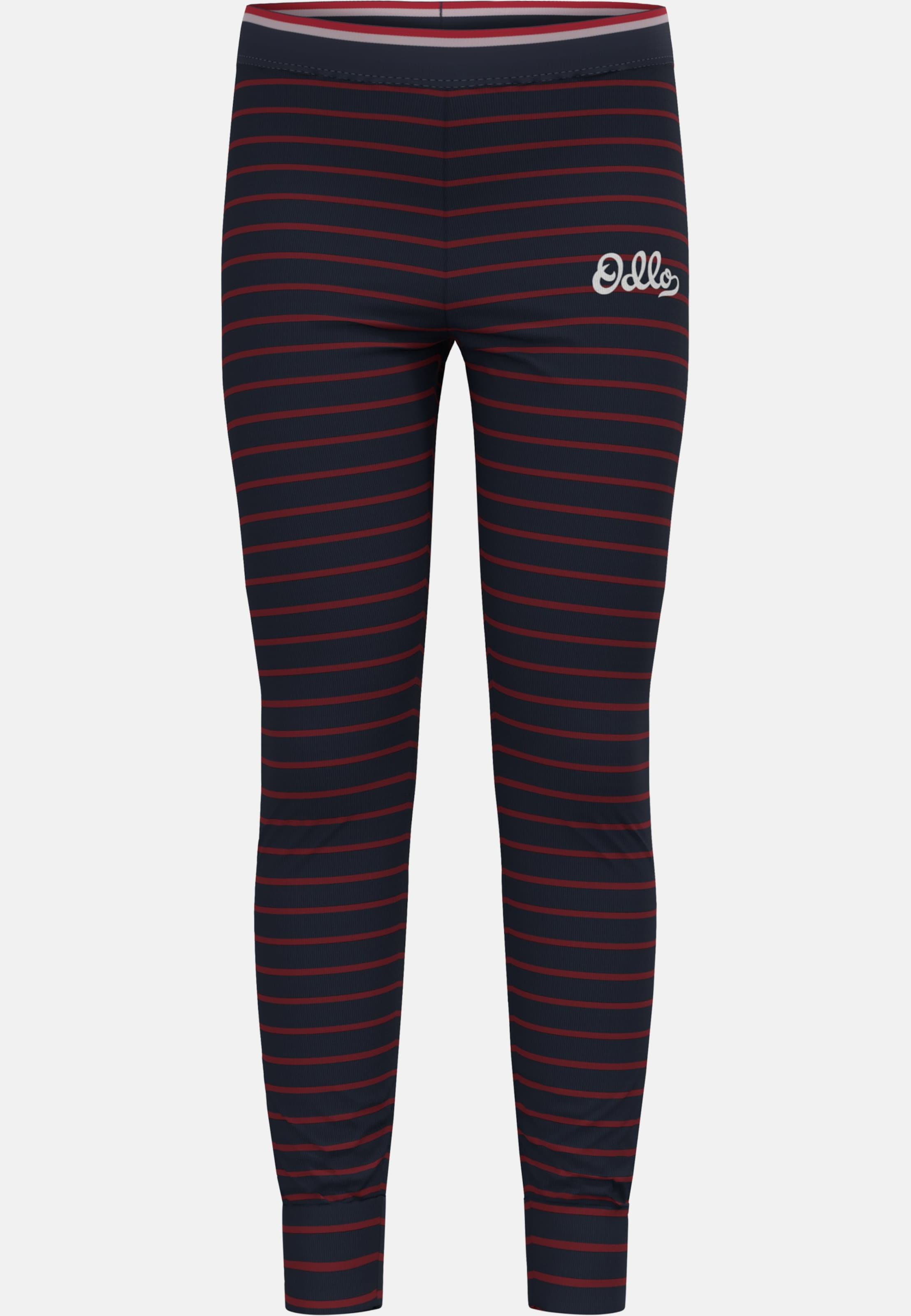 Odlo Active Warm Originals Base-Layer-Tights mit Streifen für Kids für Kinder, 116, blau