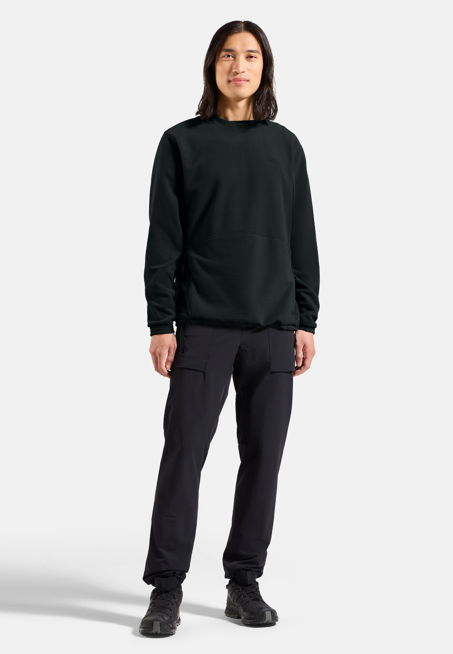 Klassischer Essentials Multisport Mid Layer aus Fleece mit Rundhalsausschnitt