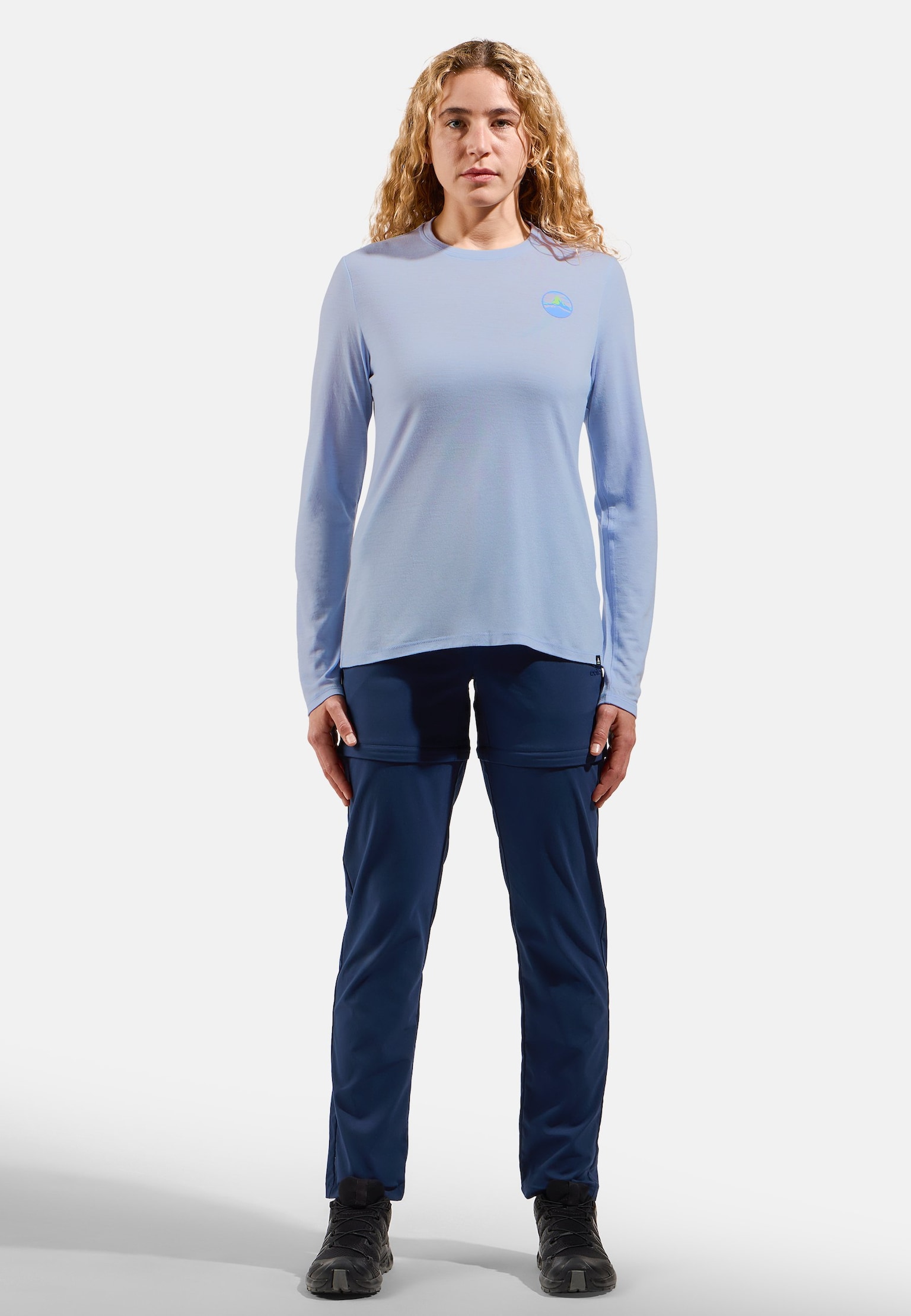 Ascent Merino 160 Langarmshirt mit Matterhorn-Motiv