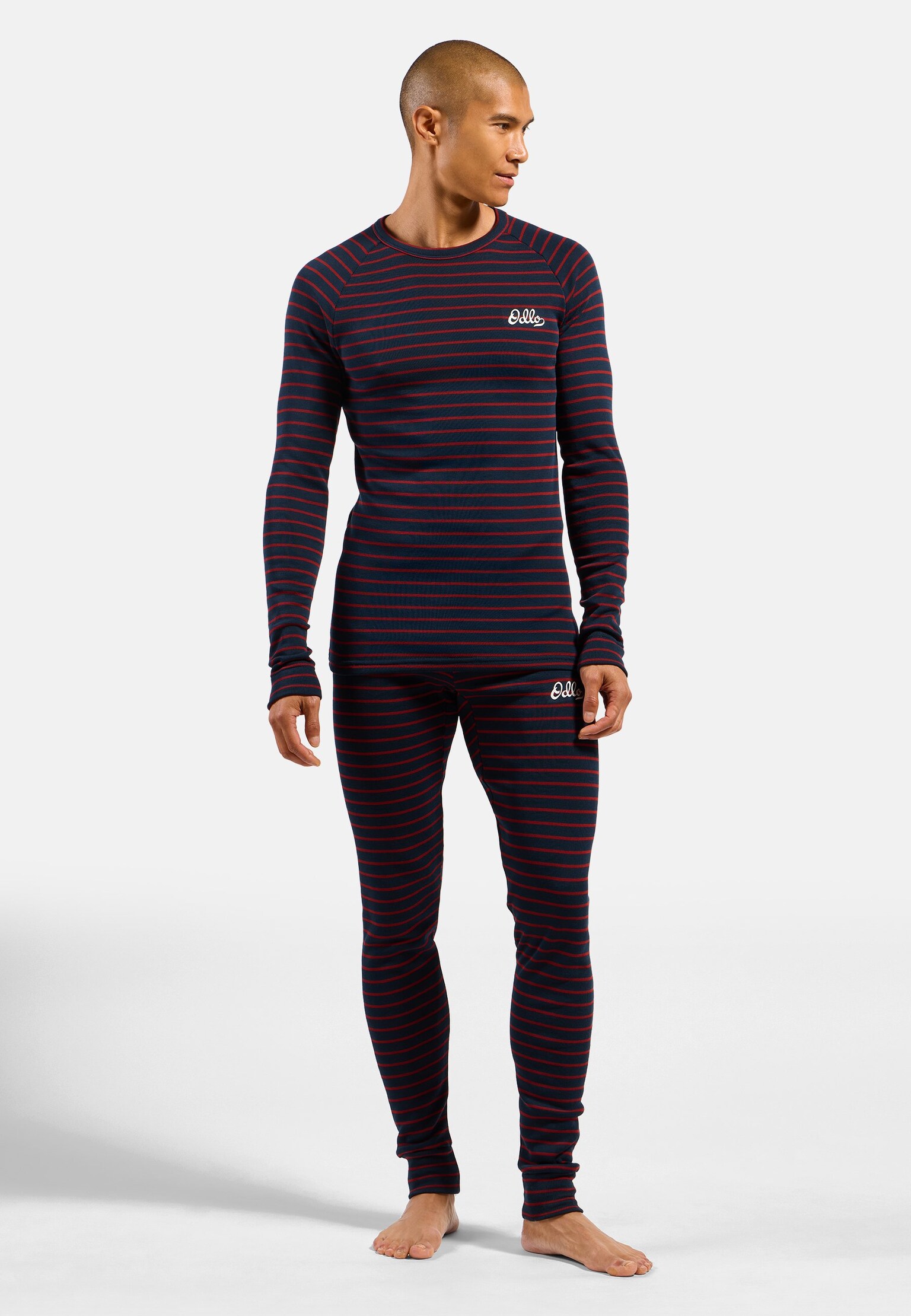 The Active Warm Originals striped base layer top