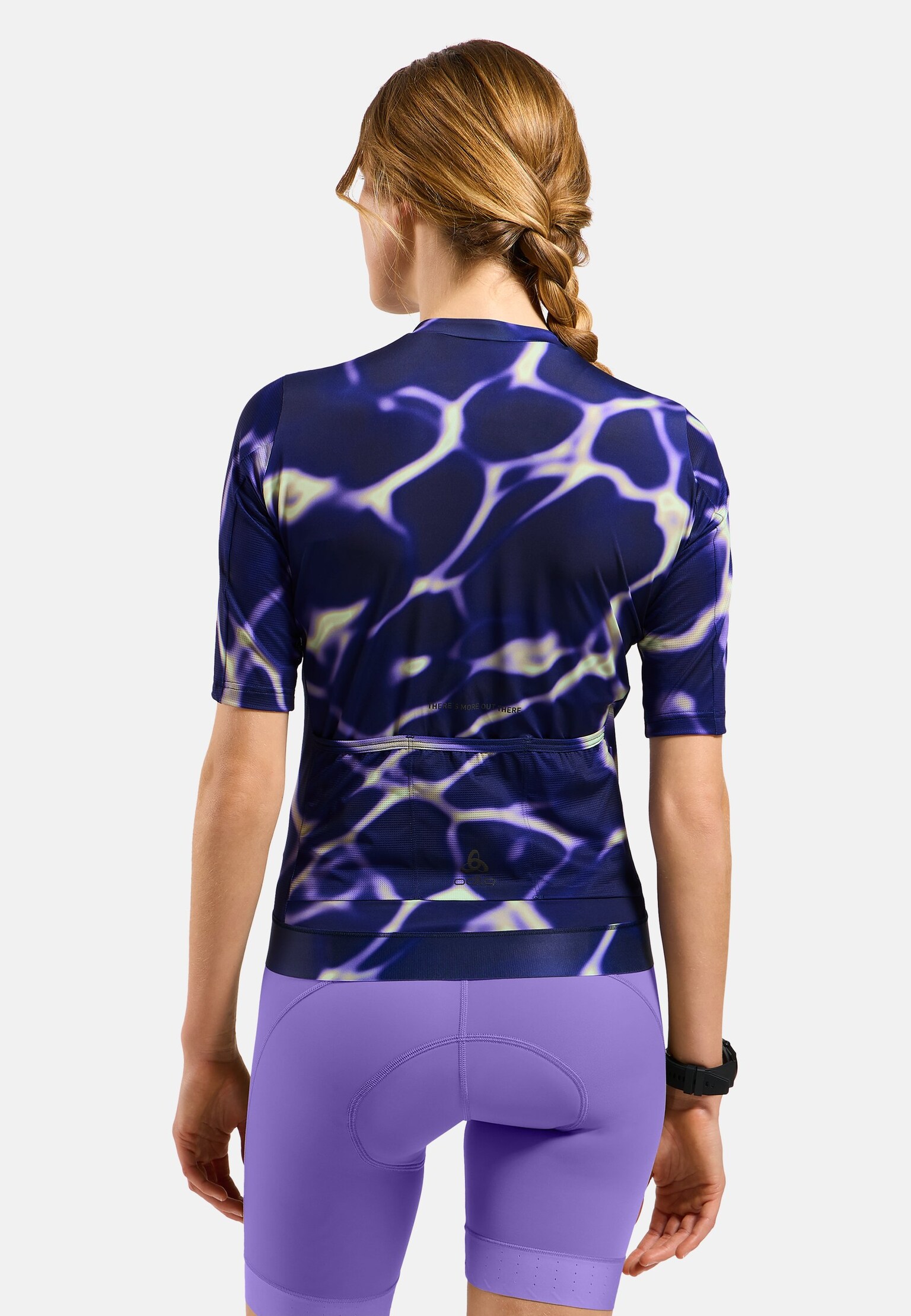 The Zeroweight Pro Chill-Tec full-zip print cycling jersey