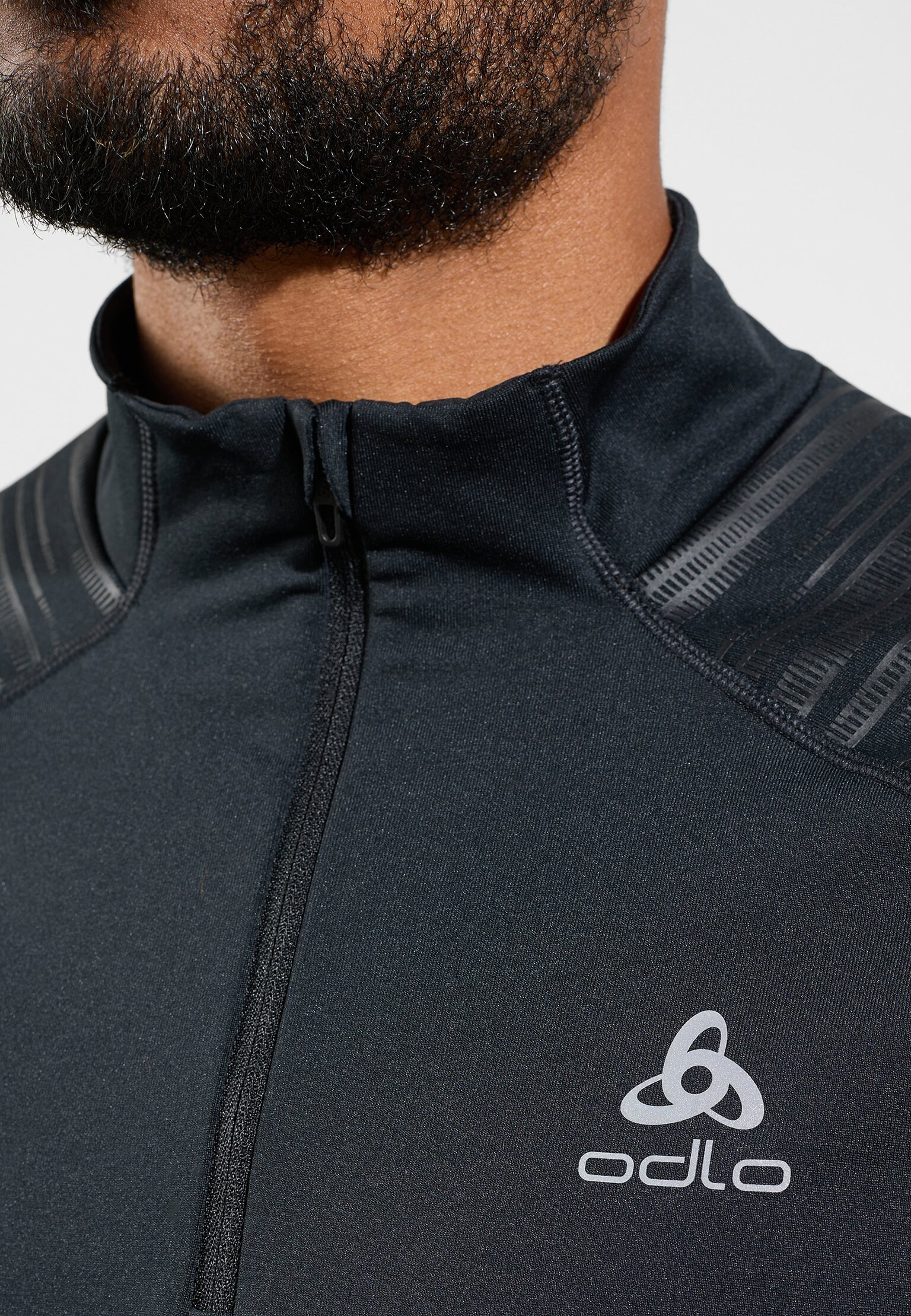 Mid layer running X-Alp Ceramiwarm con mezza zip