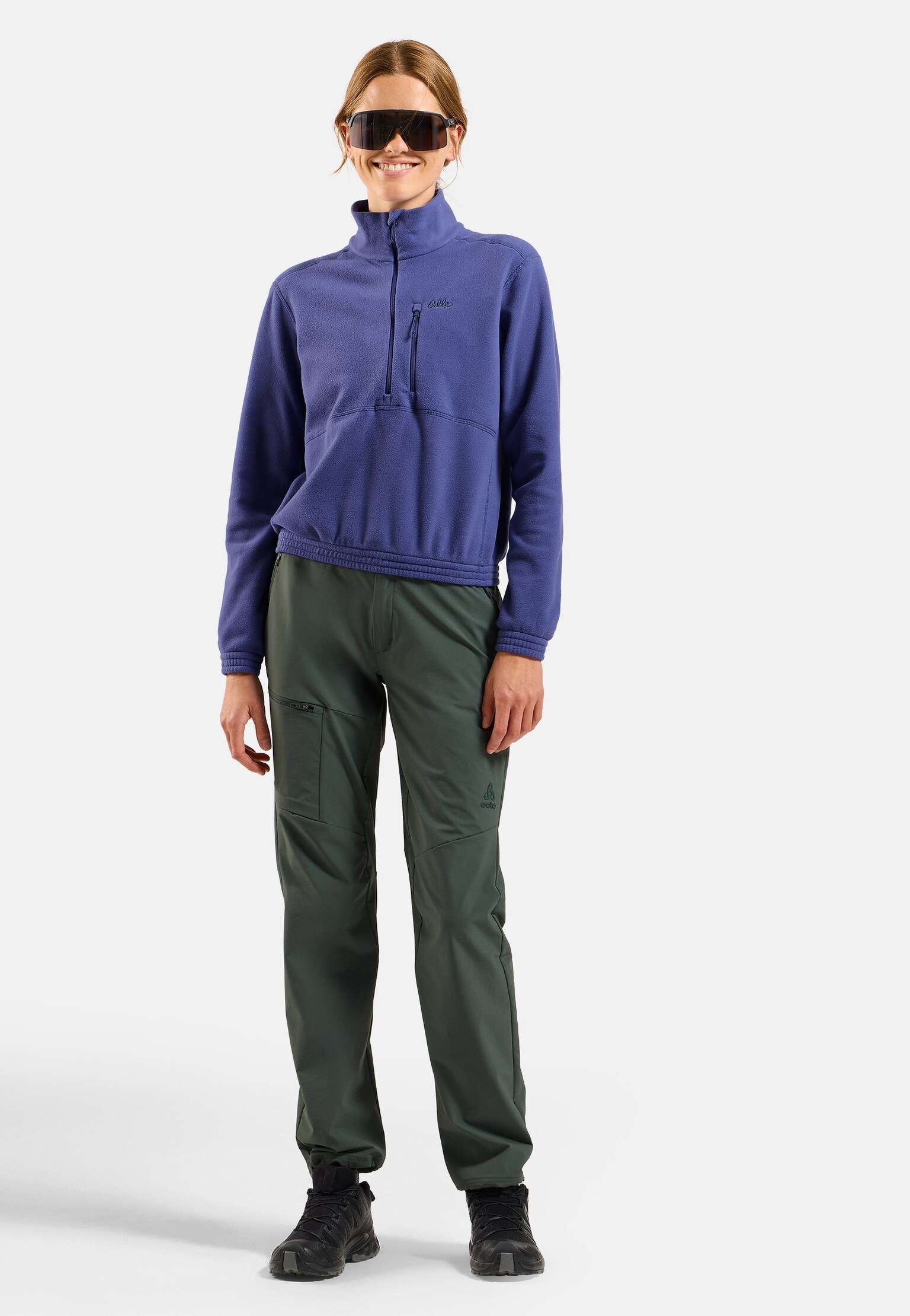 Klassischer Essentials Multisport Mid Layer aus Fleece mit Halbreissverschluss